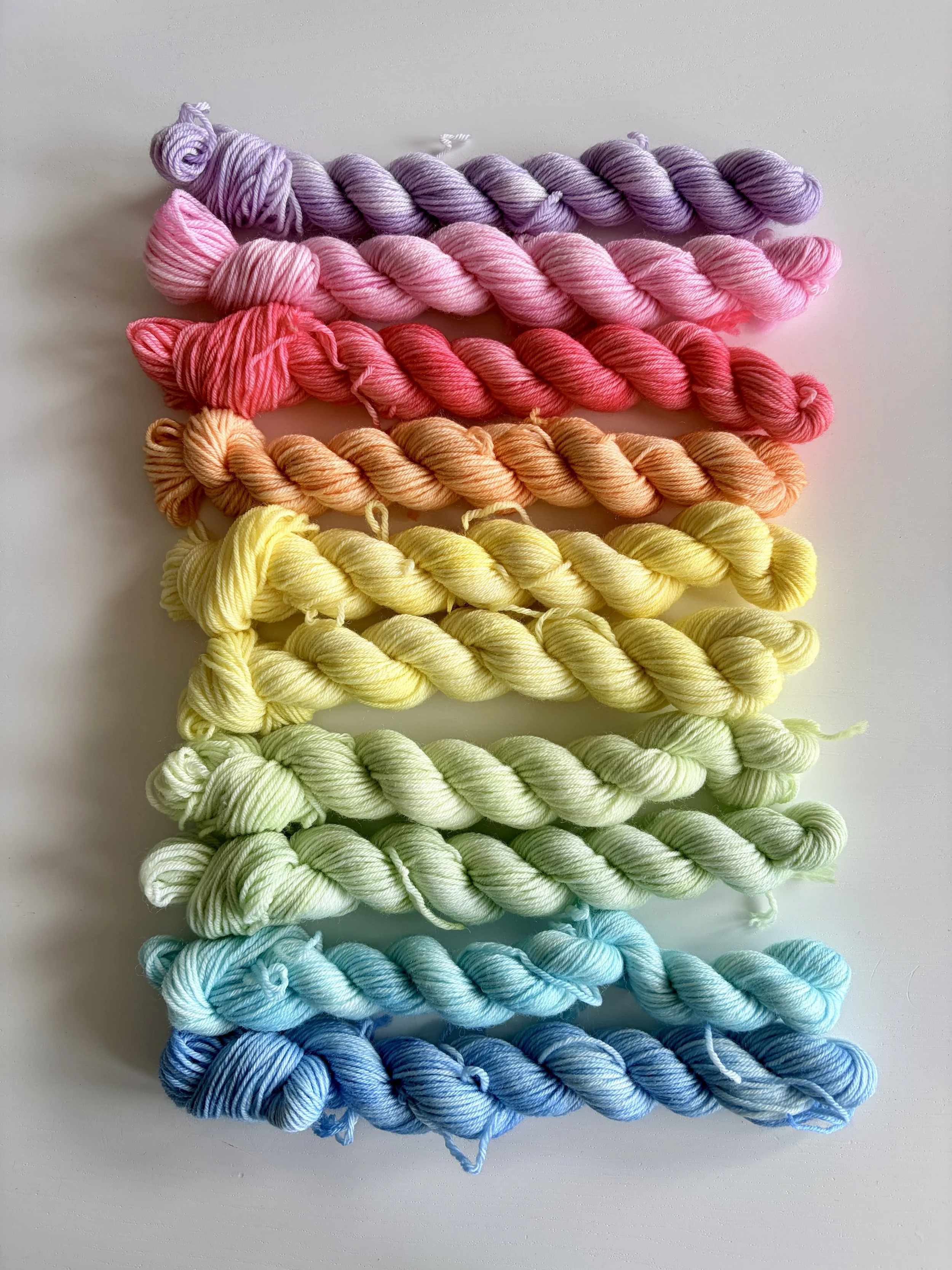 Regenbogen Pastel Set