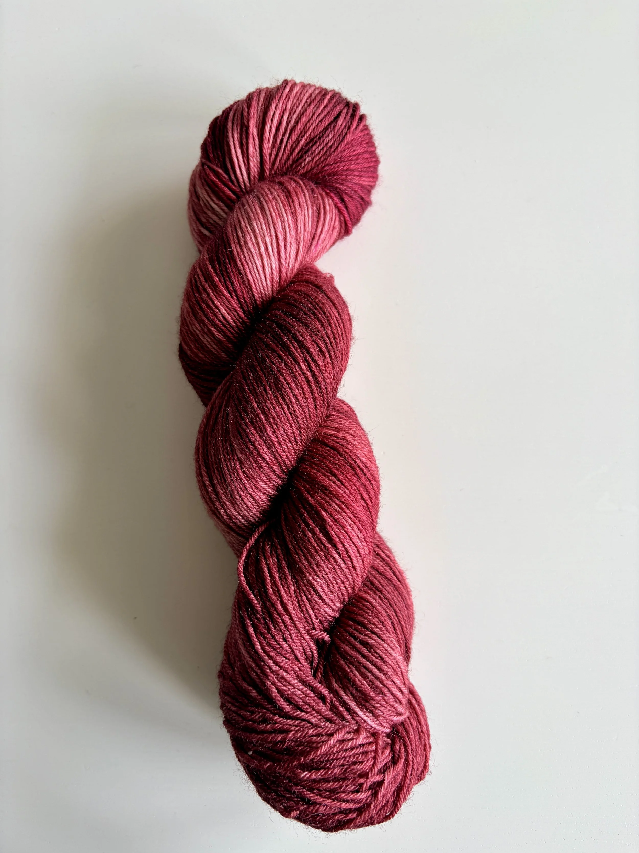 Roter Jade Merino Seide