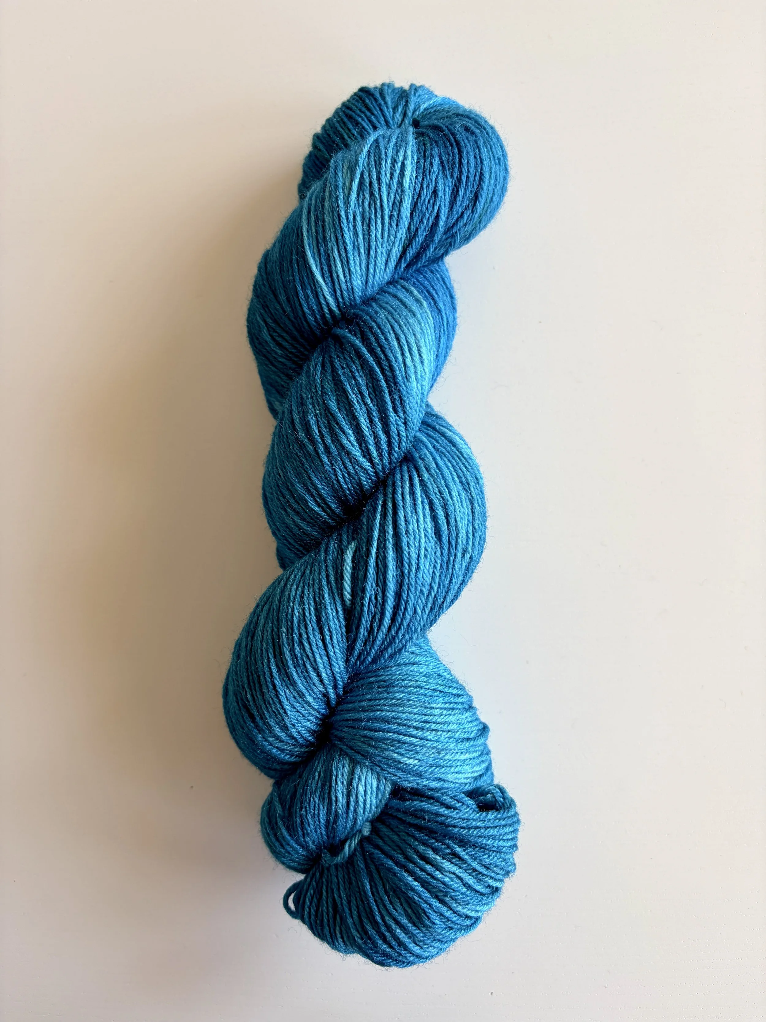 Blauer Topas Merino Seide