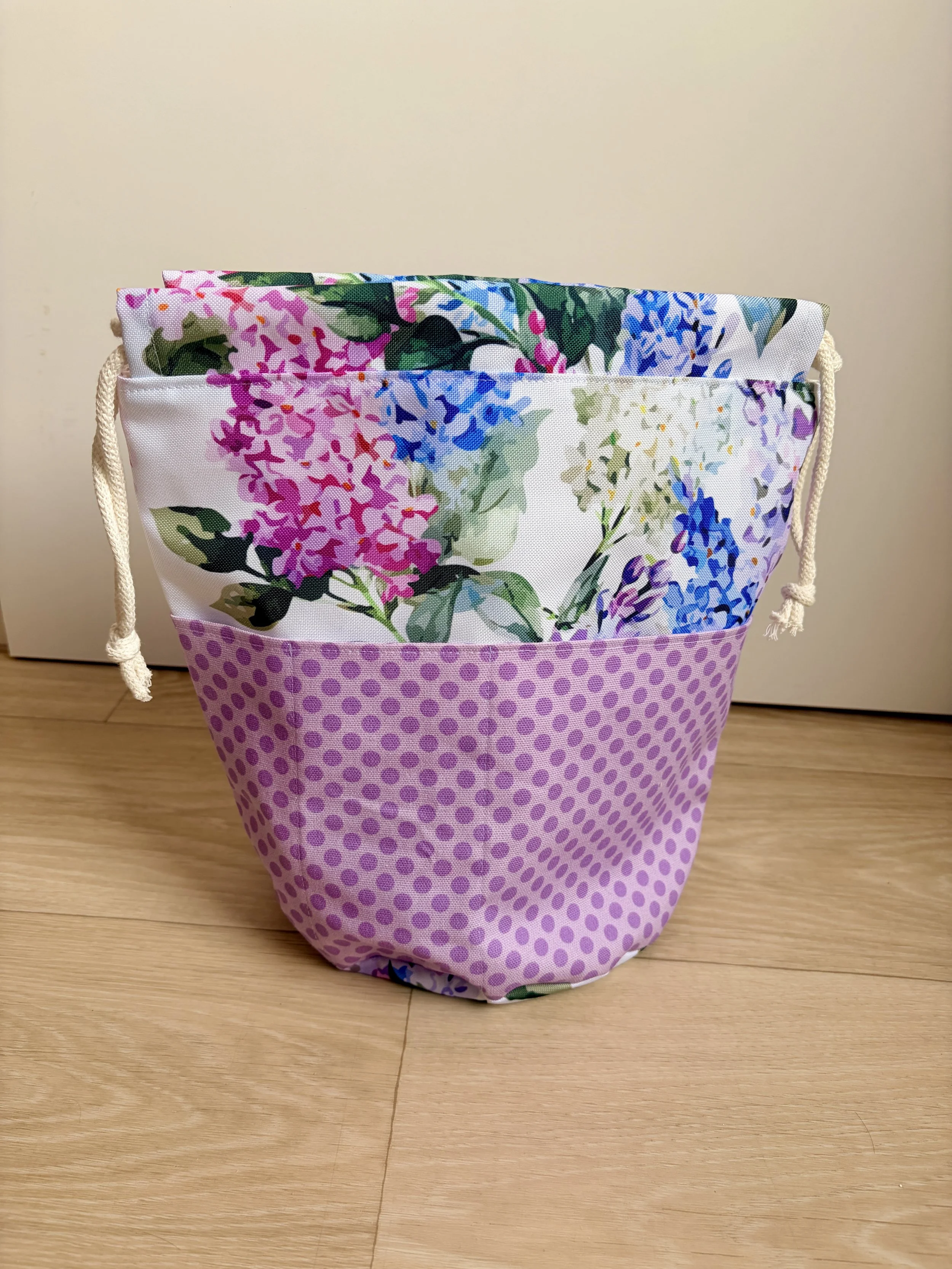 Projekttasche Hortensie