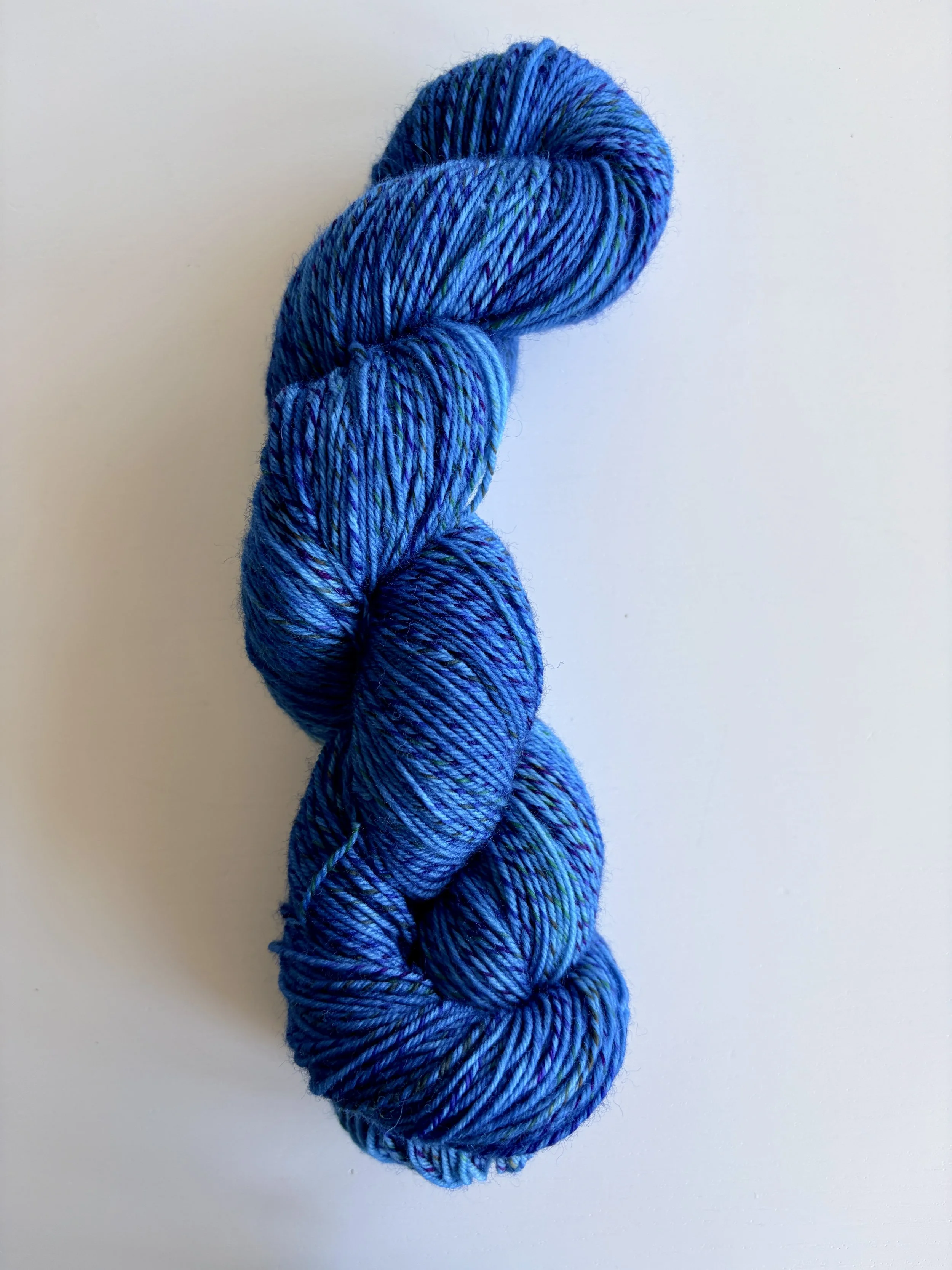 Buntes Zebra blau