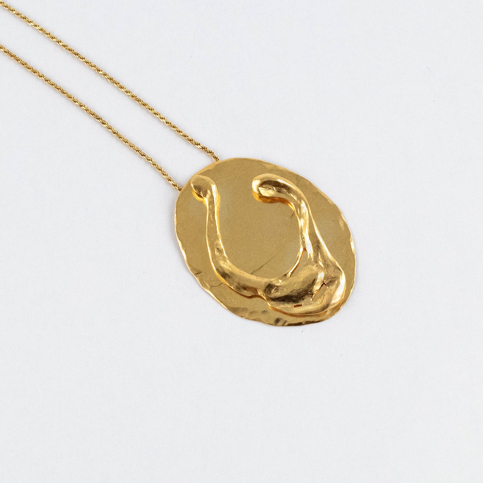 collier Aura bresma. bronze plaqué or