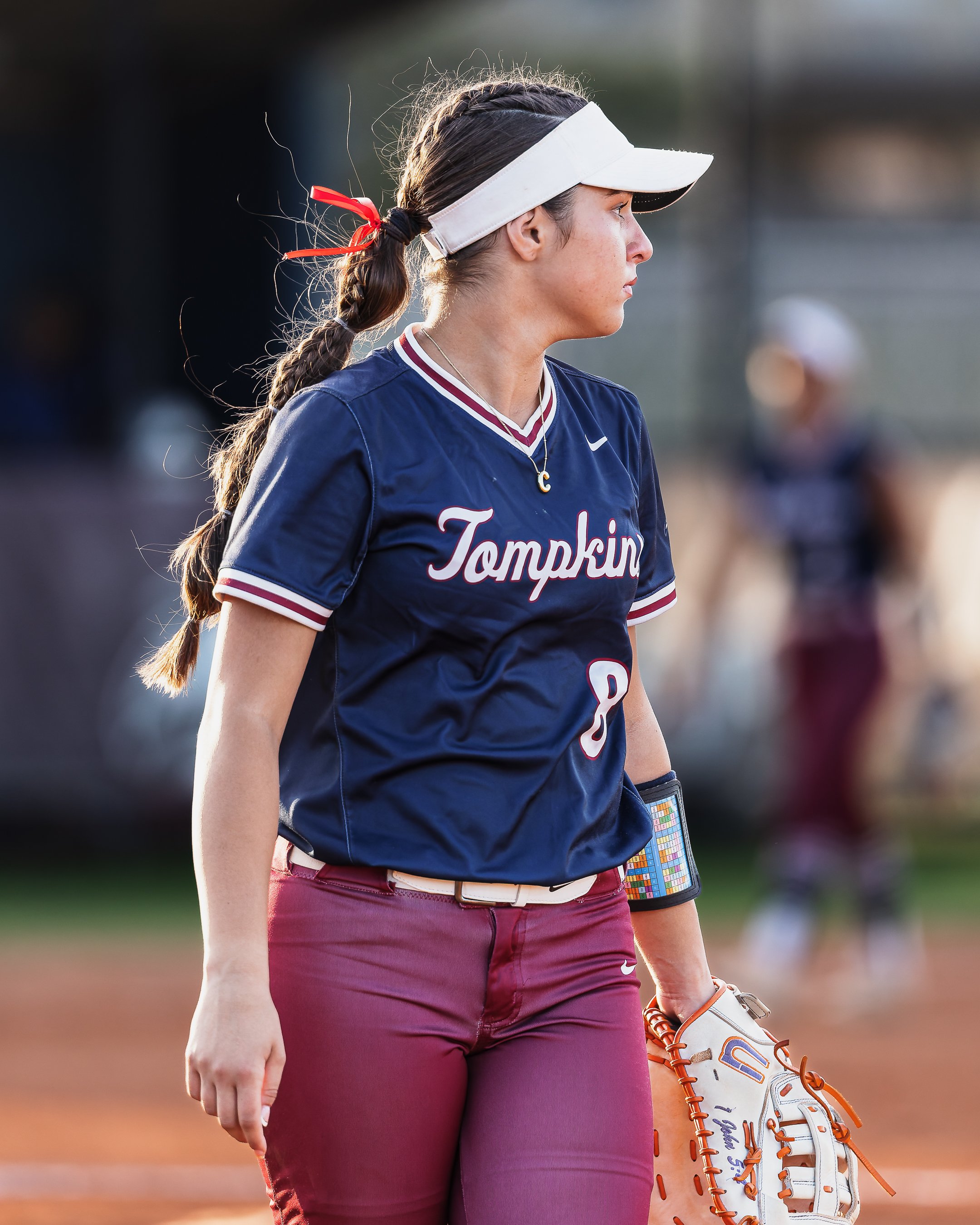 Tompkins High School Varsity Softball shot by Matt Powell who is a photographer in Katy, TX who specializes in portrait photography as well as sports and action photography.