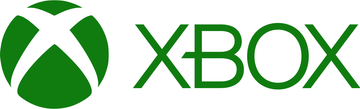 Green Xbox logo with the word 'XBOX' written next to it.
