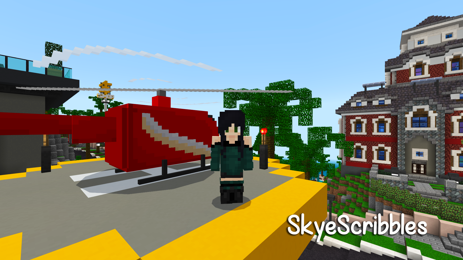  The multi-talented Skye joins our creative crew as a 3D model and pixel artist. With previous experience on the Minecraft marketplace, she'll also be lending a hand with our build team from time to time!   