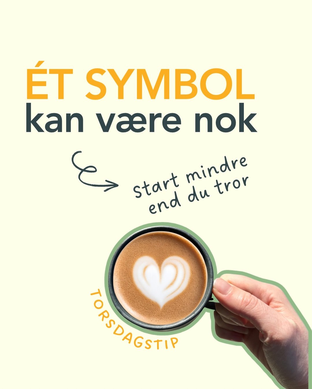 &Eacute;T SYMBOL kan v&aelig;re nok.

N&aring;r vi arbejder med ASK, kan det v&aelig;re fristende at t&aelig;nke, at vi skal modellere hele s&aelig;tninger eller mange symboler ad gangen. Men s&aring;dan beh&oslash;ver det ikke v&aelig;re.

Ofte er &