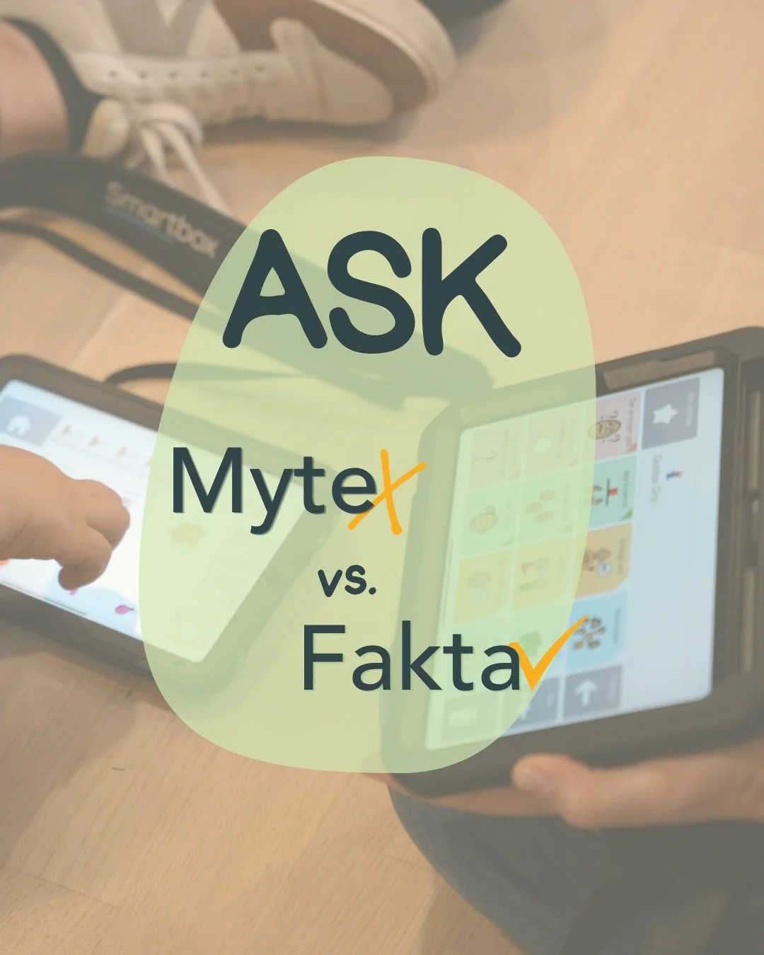 Myter om Alternativ og Supplerende Kommunikation 🕹️💬

#ask #allesrettilsprog #kommunikation #talecomputer #aacawarenessmonth