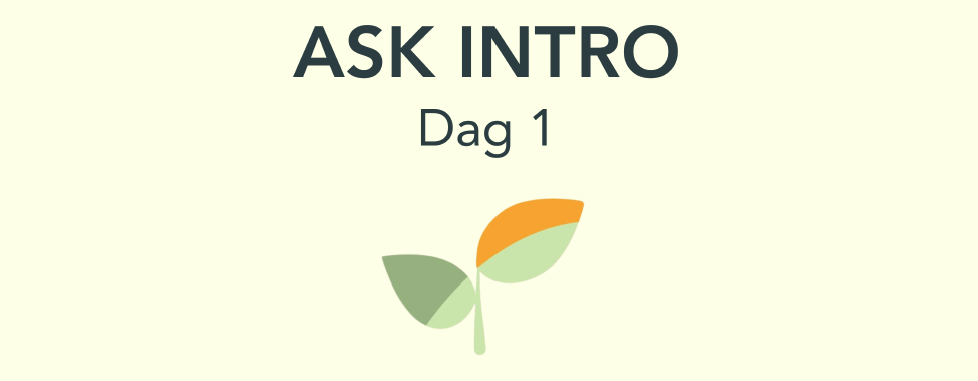 ASK intro - dag 1