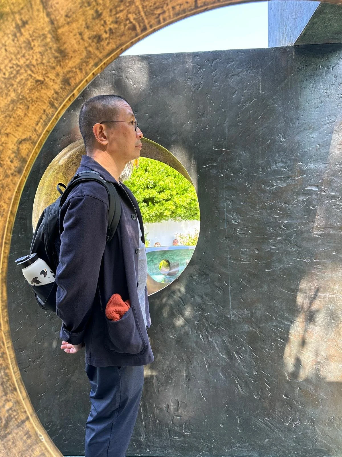 At the Barbara Hepworth Museum in Cornwall.