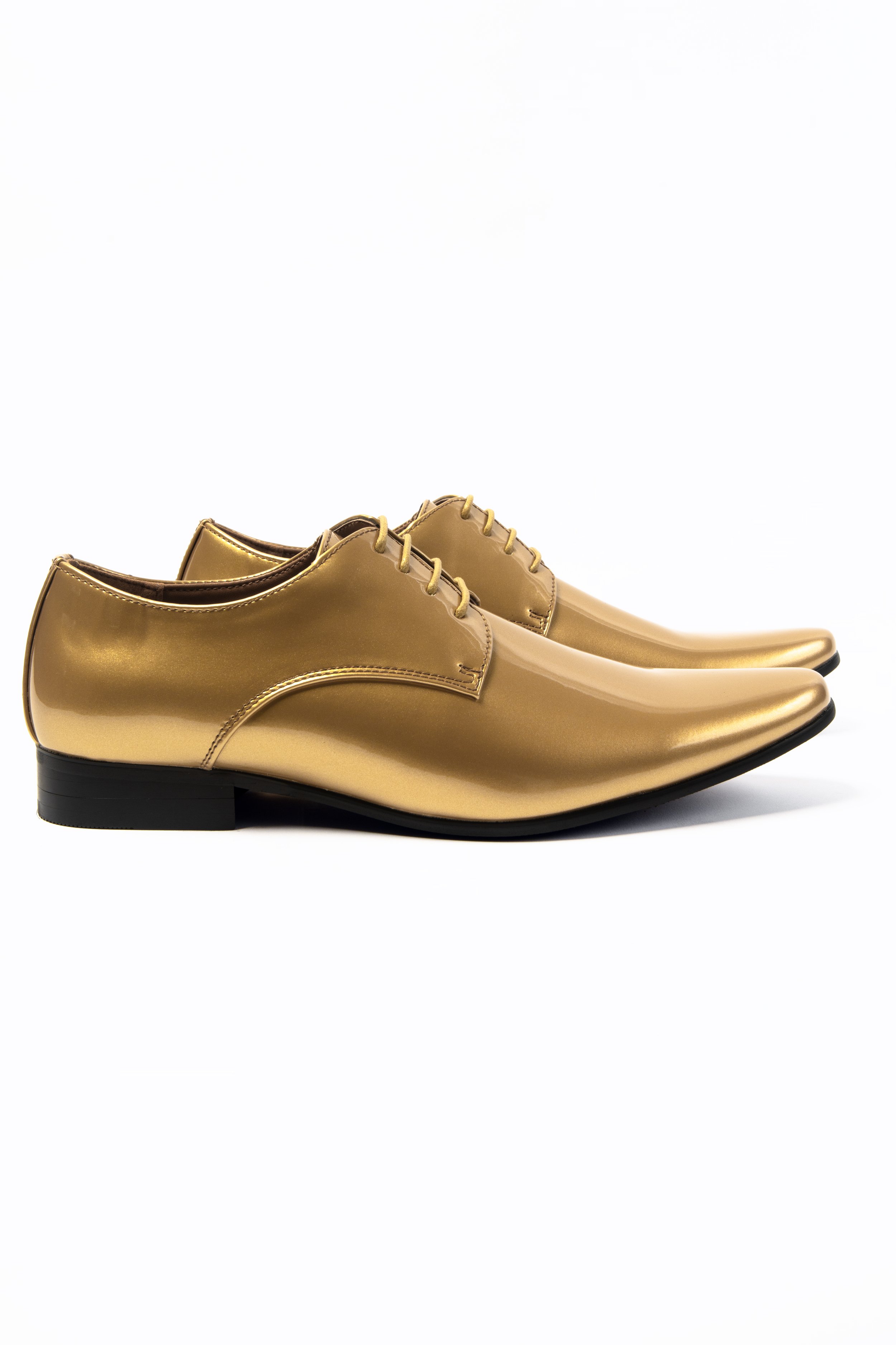 Dobell Gold Patent Contemporary Dress Shoes 1.jpg
