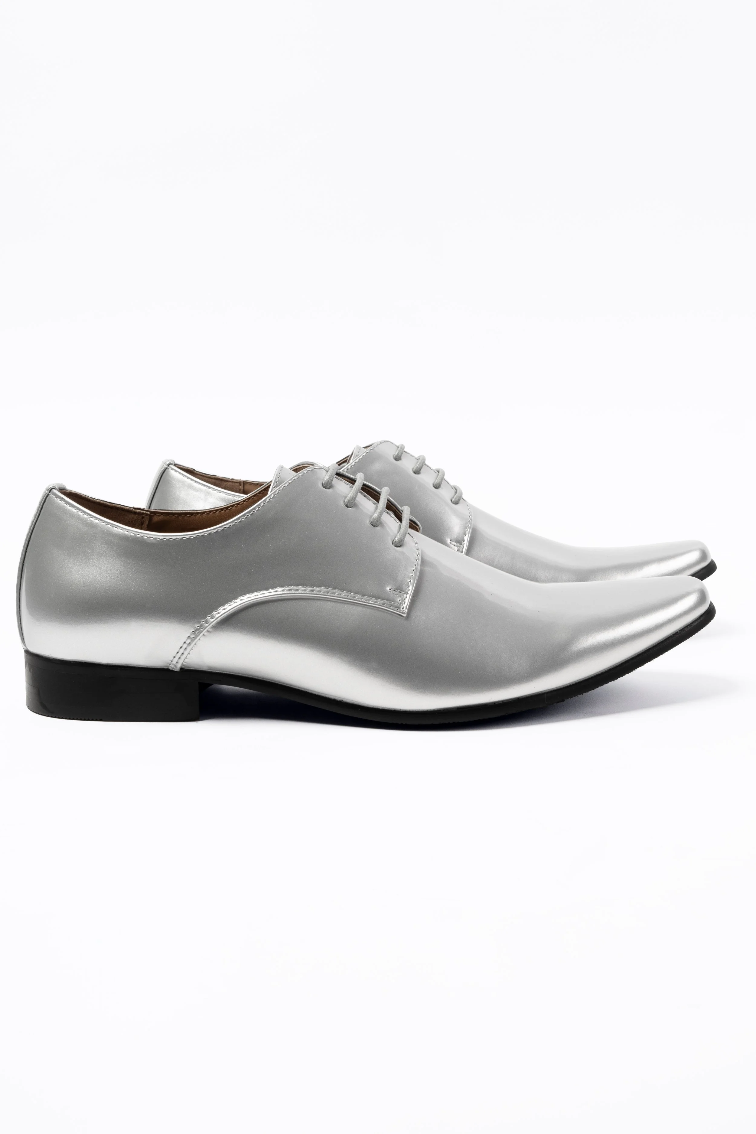 Dobell Silver Patent Contemporary Dress Shoes 1.jpg
