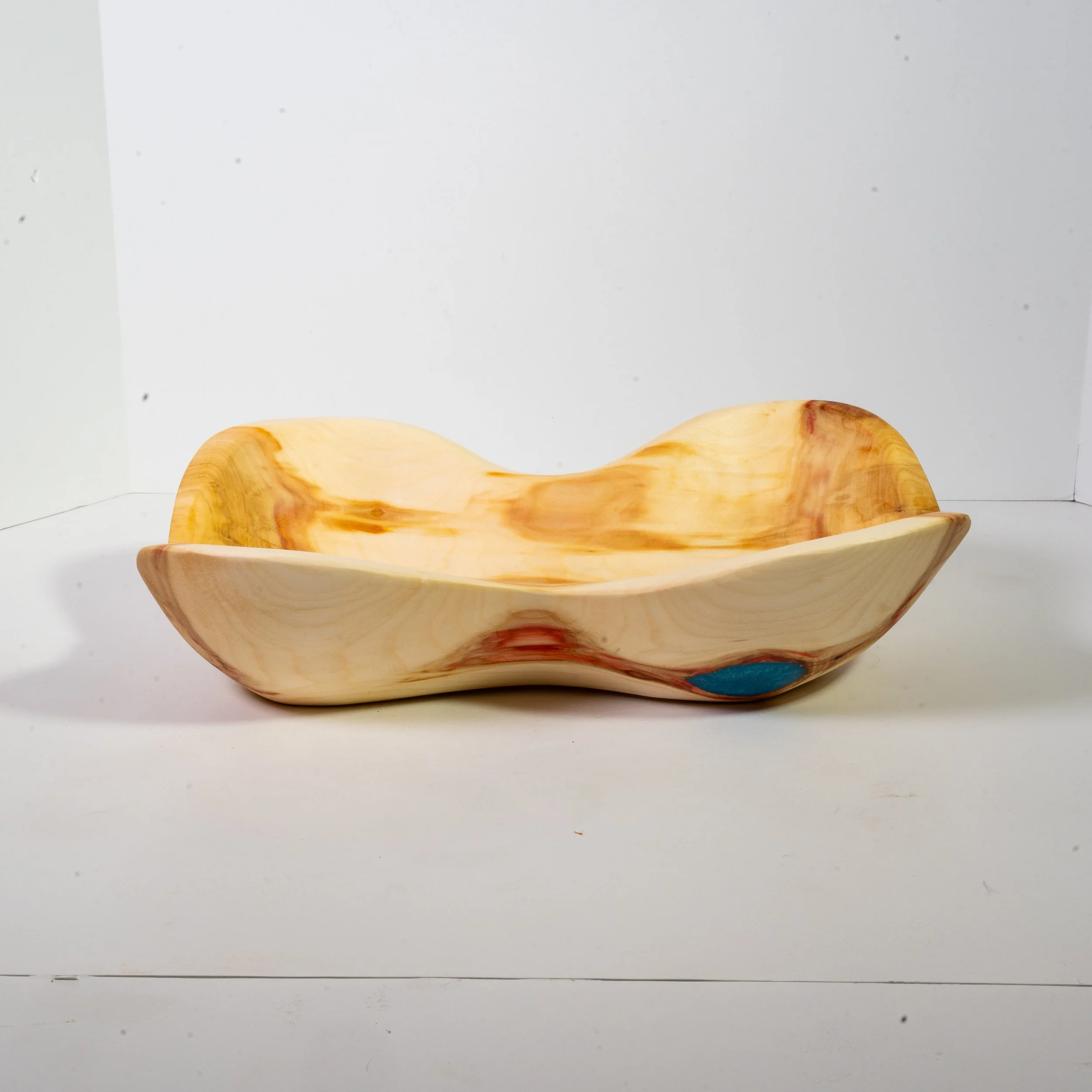 Maple resin bowl - st boniface - 14 inch (1).jpg
