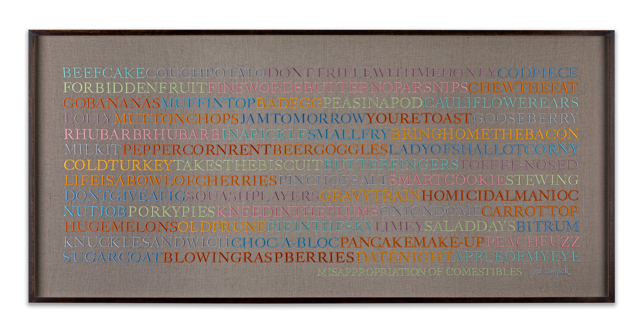   MISAPPROPRIATION OF COMESTIBLES   £3,750 + p&amp;p - click here to  visit the shop . On the drop-down for Tapestries on the order form, select “4. Misappropriation of Comestibles” 