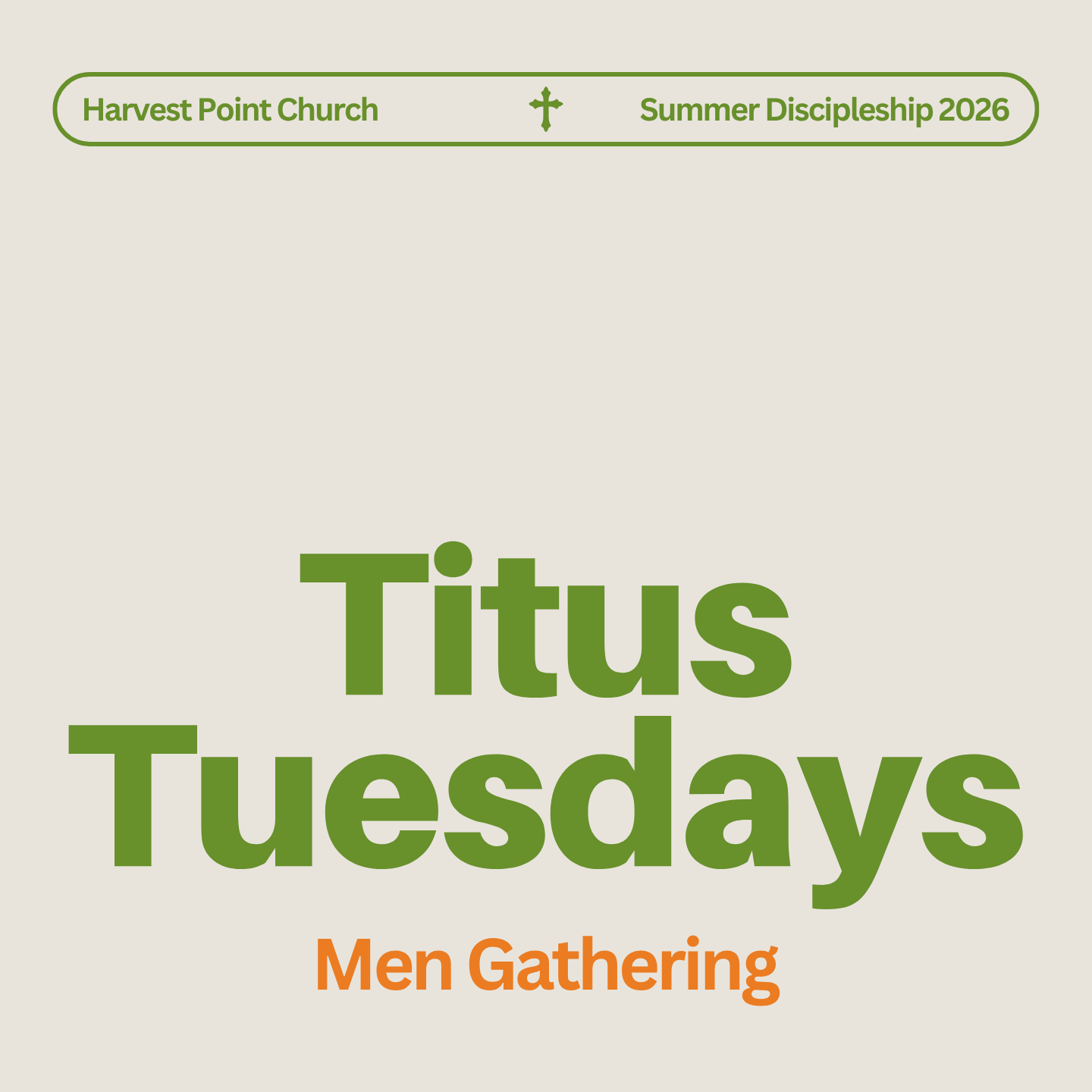 Titus Tuesday-Men