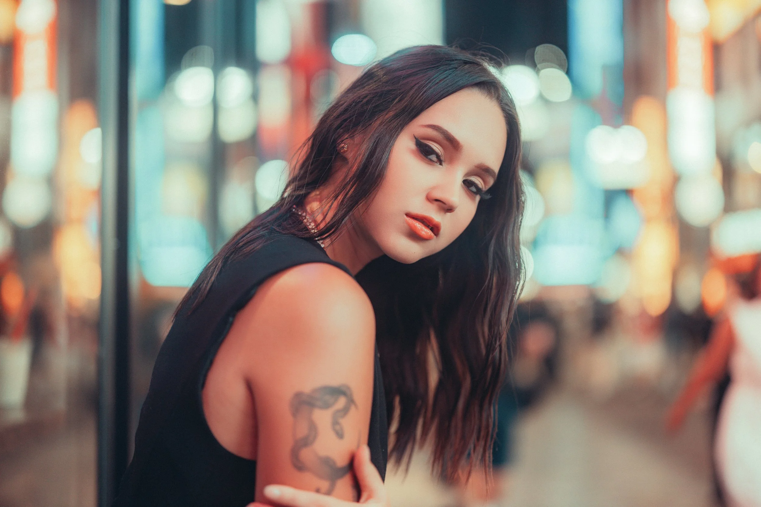 Cinematic portrait photography