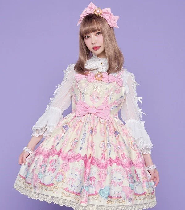 Angelic Pretty／Dolly Cat ベレー帽　白色 Angelic Pretty／Dolly Cat ベレー帽 白色 Angelic Pretty