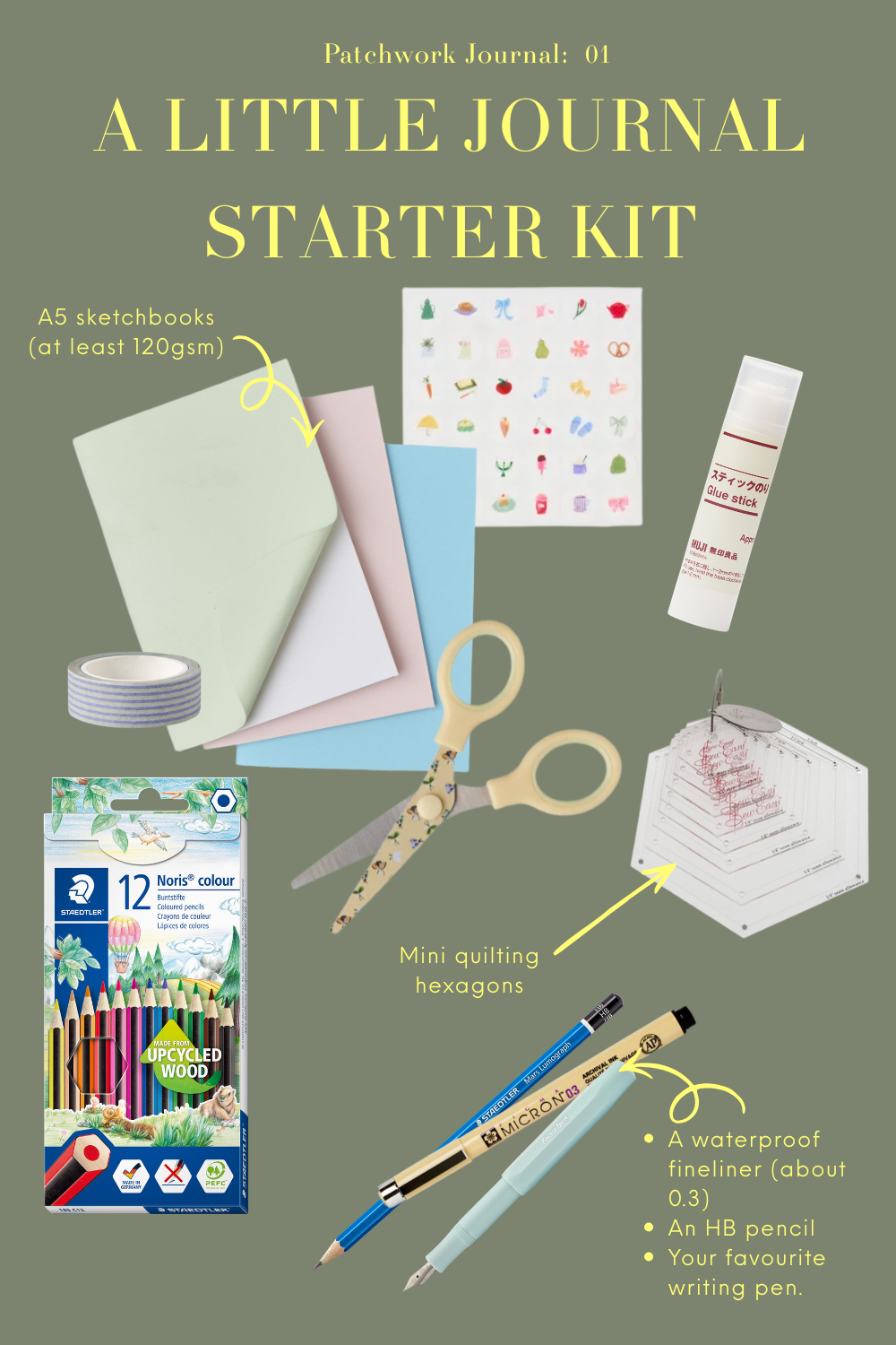Patchwork Journalling: A Journal for People Who Can’t Journal