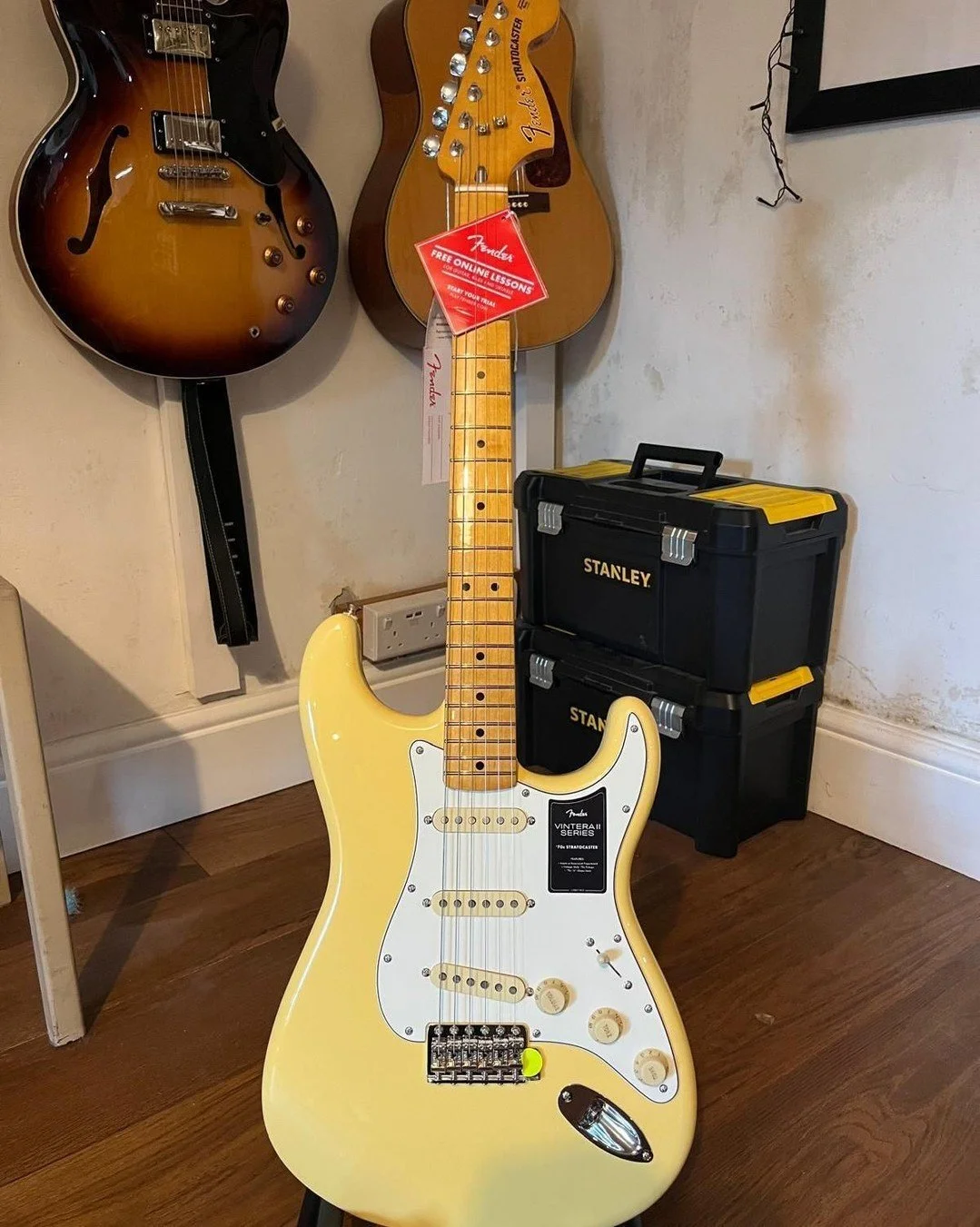 For Sale - Brand new Fender Vintera 11 70's Stratocaster. Vintage White. Comes with Free gig bag. &pound;825