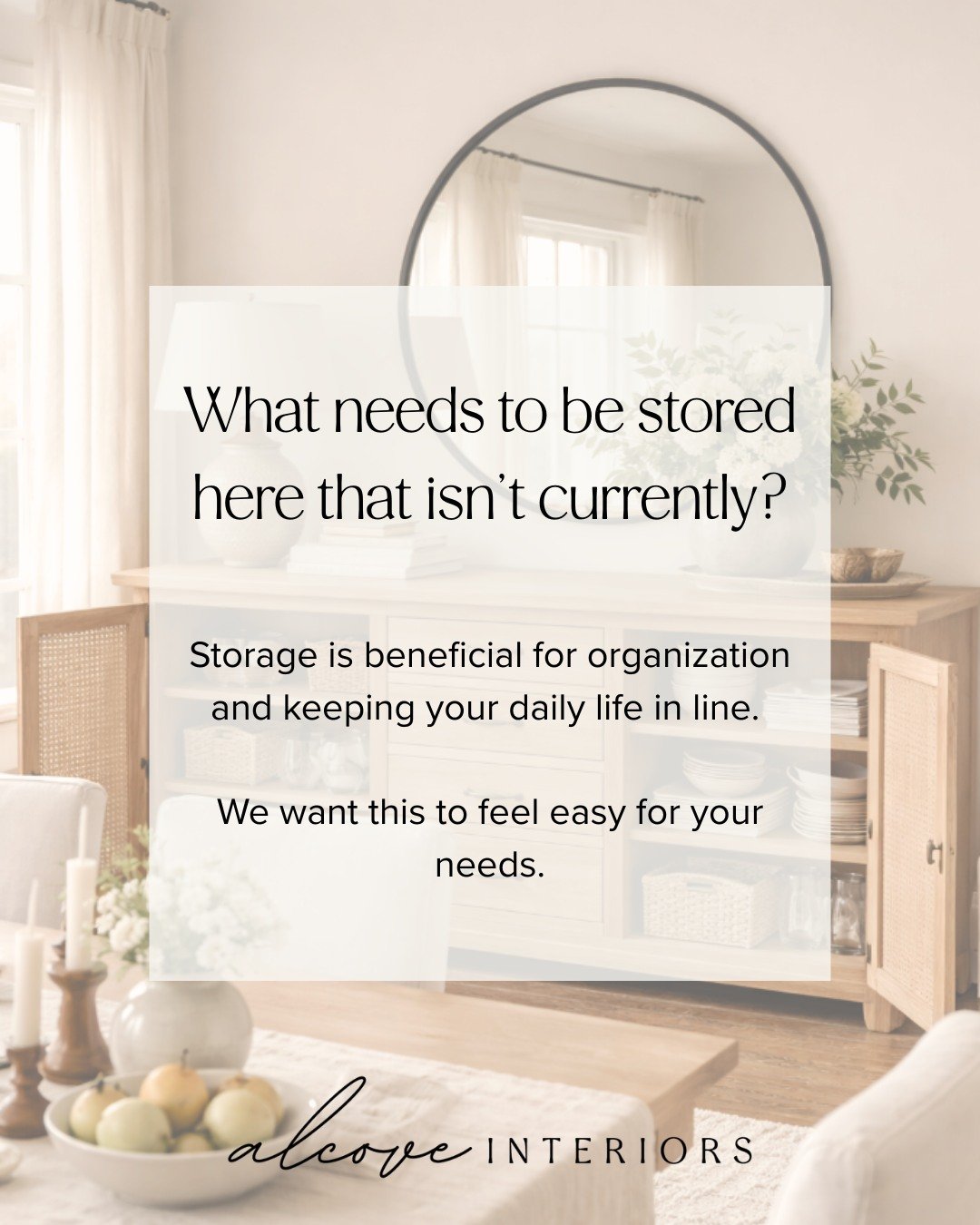 We don&rsquo;t just design rooms &mdash; we design for real life.

The right questions help us uncover how you live, what you love, and what&rsquo;s missing. That&rsquo;s how we create spaces that aren&rsquo;t just beautiful&hellip; but intentional, 