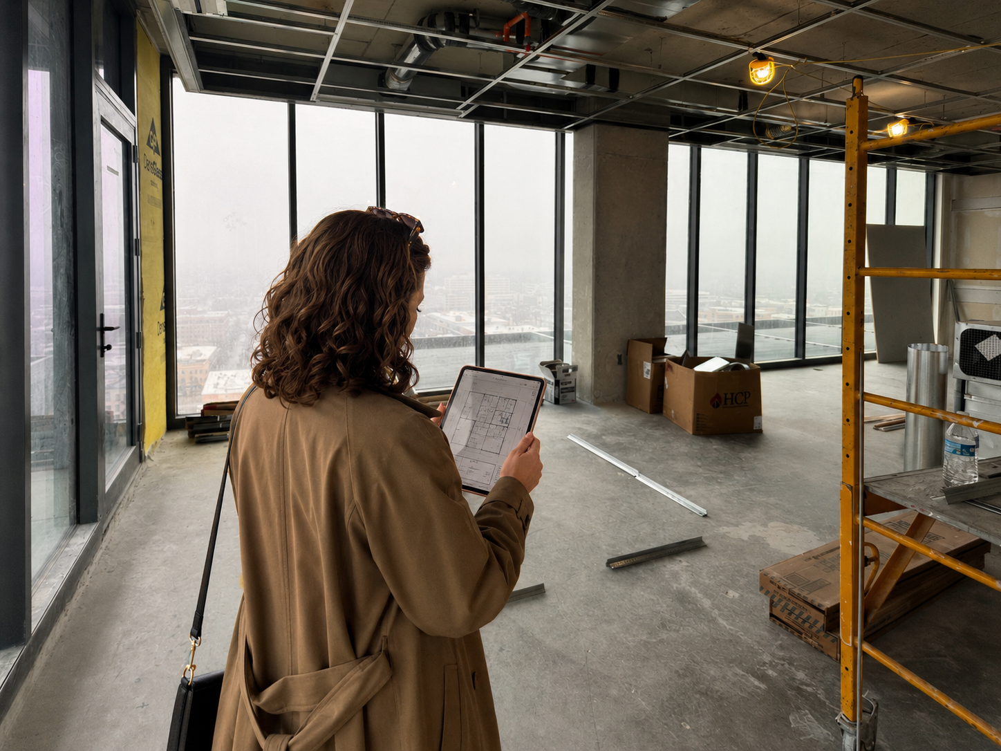 Your interior designer visits active construction and renovation sites to keep details and design directions on track throughout a design project.