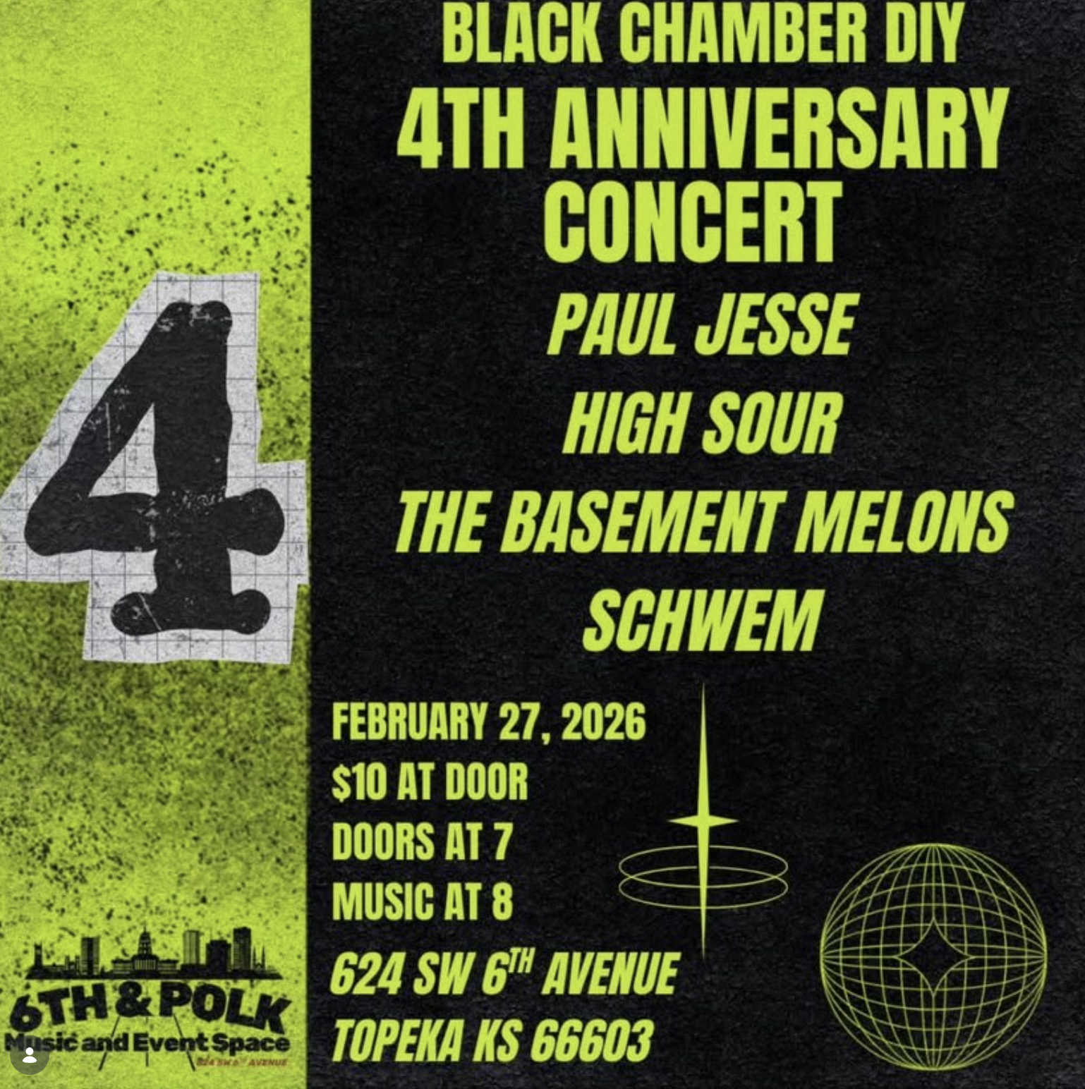 Black Chamber DIY 4th Anniversary Concert
