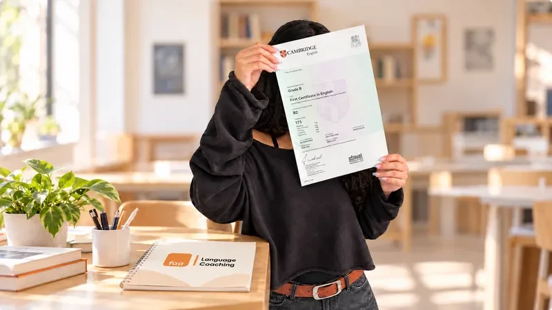 Cambridge English exam preparation and certification coaching.
