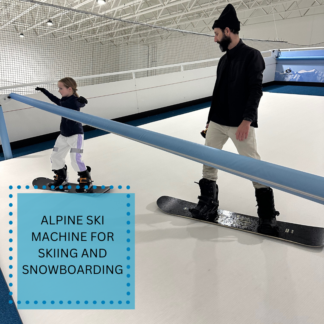 Indoor skiing practice