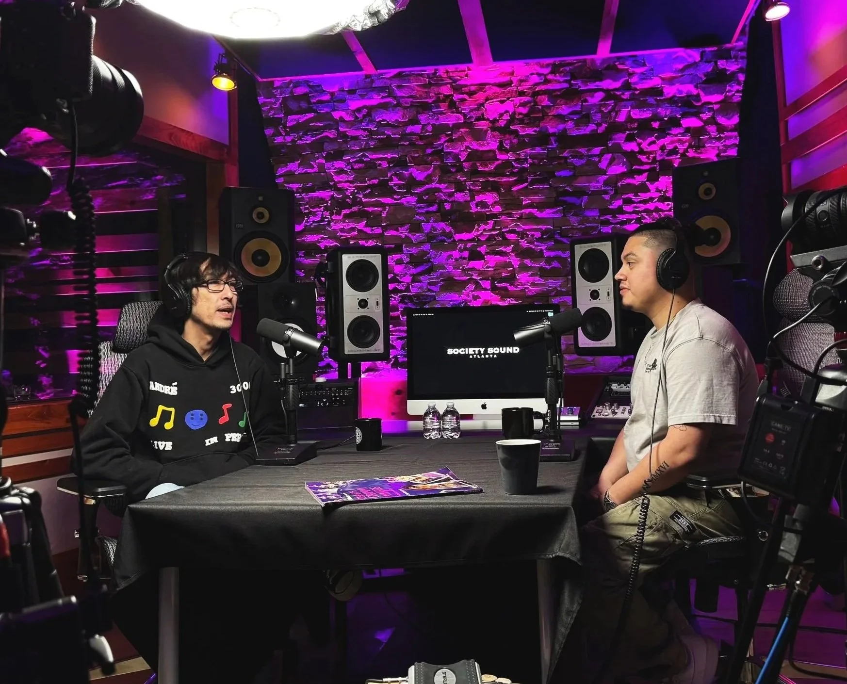 Podcast, video, sm7b, cameras, lights, podcast services, podcast production