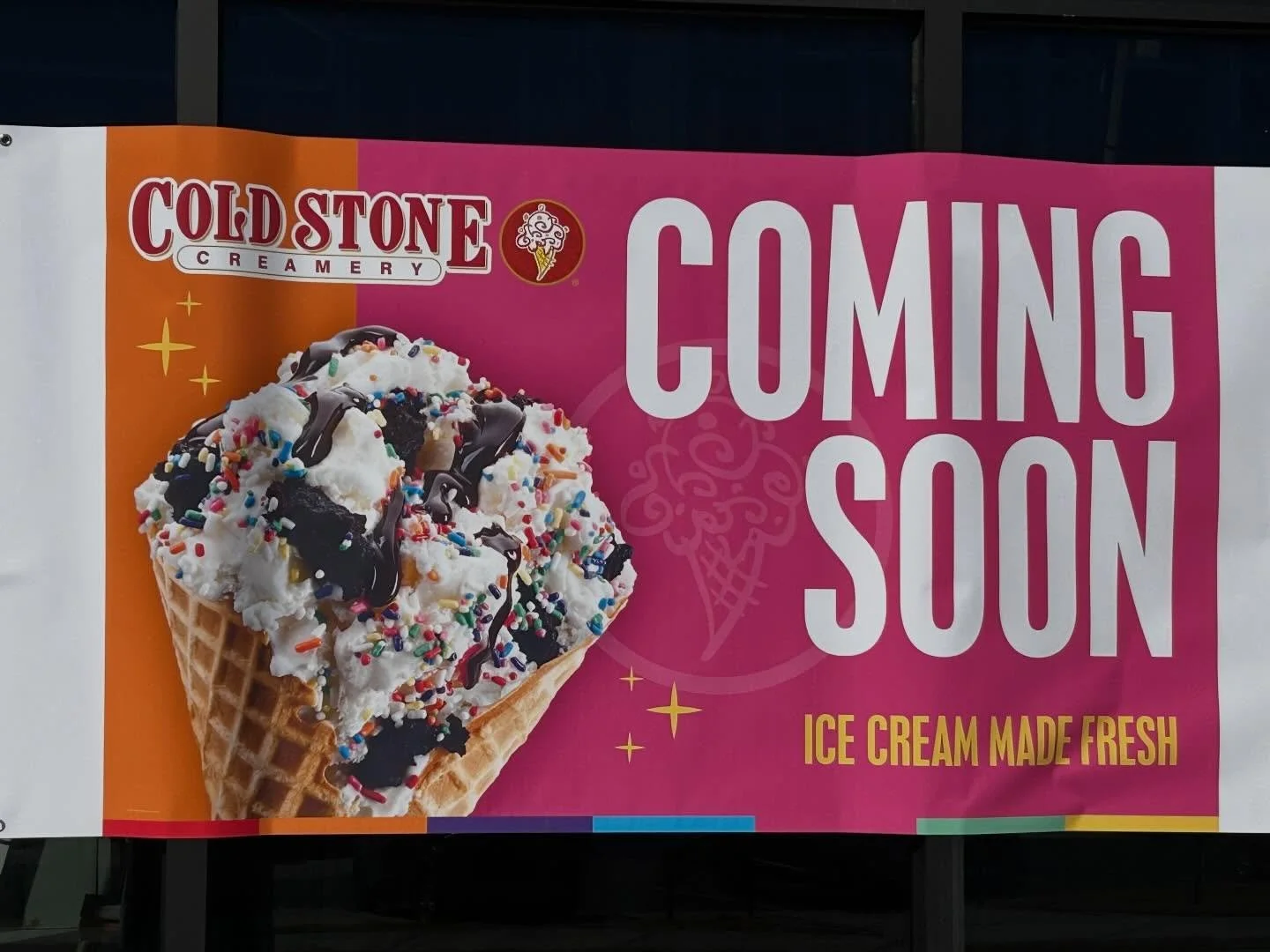 In between winter storms seems like the perfect time to announce that @coldstonecreamery is planning to open in April! Start thinking about warm spring days and ice cream on the patio. Icy weather will be replaced by ice cream weather before you know