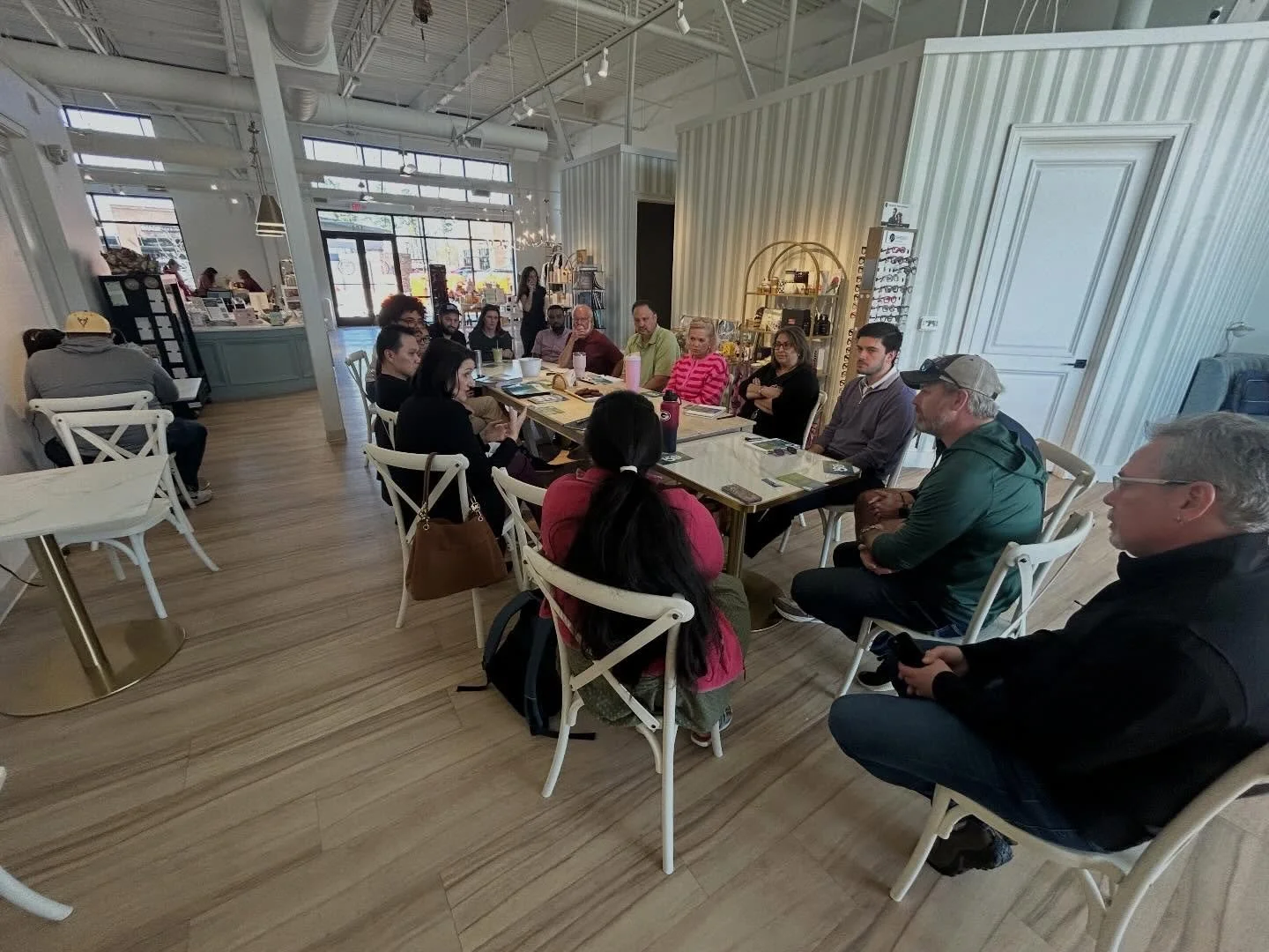 Last week, many of our small business owners met with the Holly Springs Economic Development group to share ideas on how to best support local businesses. All of the businesses at Oakview Commons are locally owned with many of the owners living right