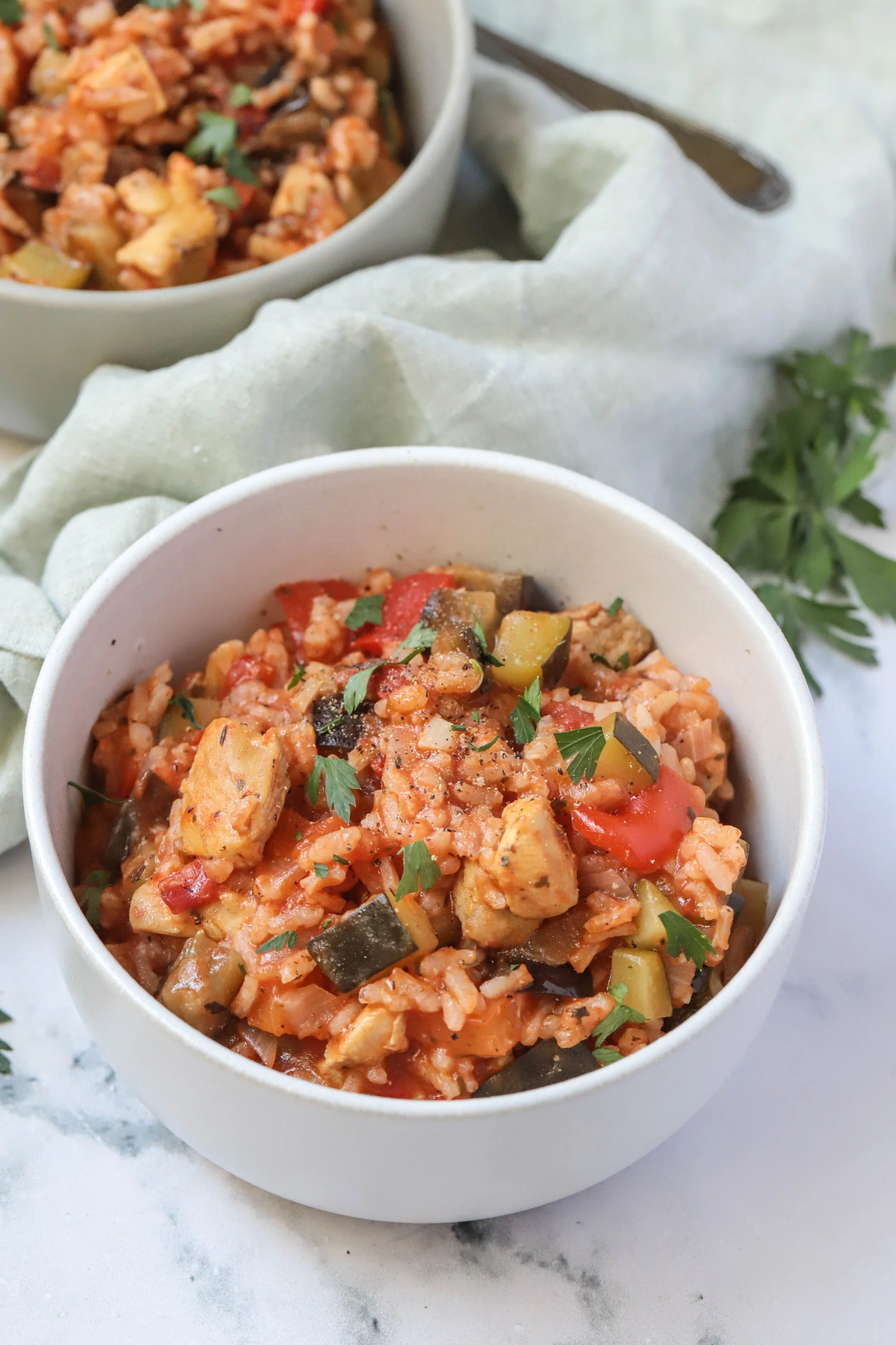Chicken Ratatouie & Rice