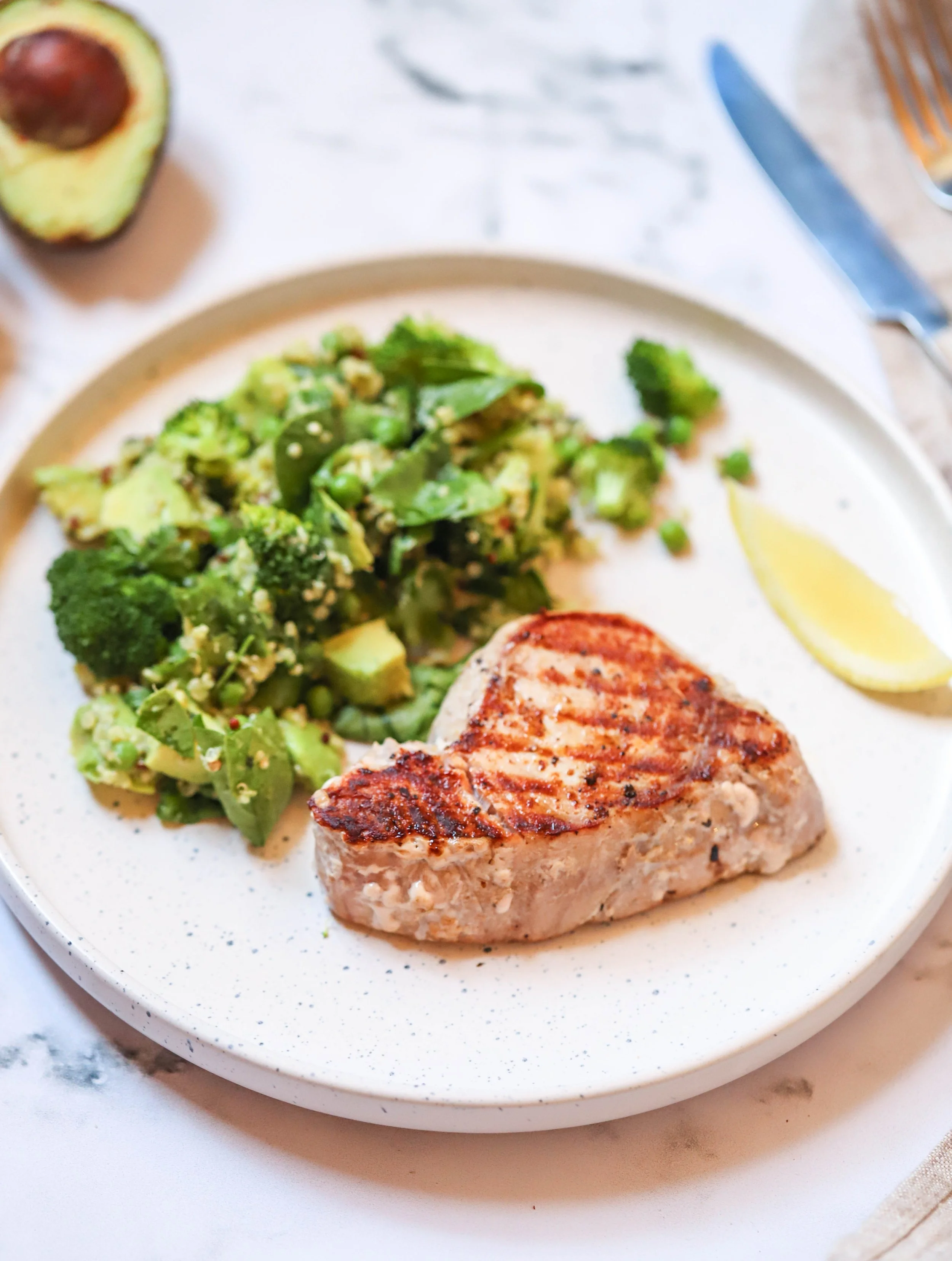 Green Goddess Salad with Tuna 