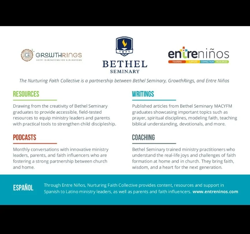 Explore the five initiatives of The Nurturing Faith Collective! Link to full website in first comment 
.
 #kidzmatter #kidzmatterconference #thegospel #d625 #ministeriodeninos #christfollower #christianparentingbooks #bethelsem #pursuitcommunity #chi