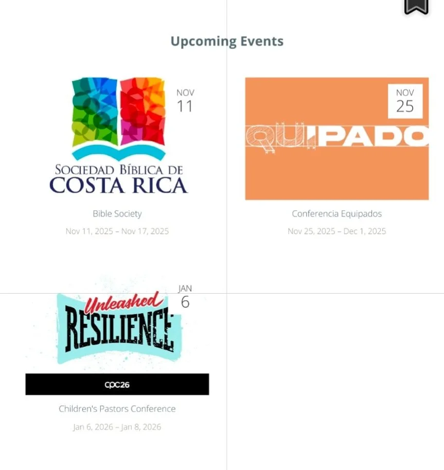 One or more of the authors of &quot;Partnering Church and Home&quot; will be sharing from the book at all of these conferences. Please join us in prayer that God will use them and use the book to bless many! Let the authors know that you are supporti