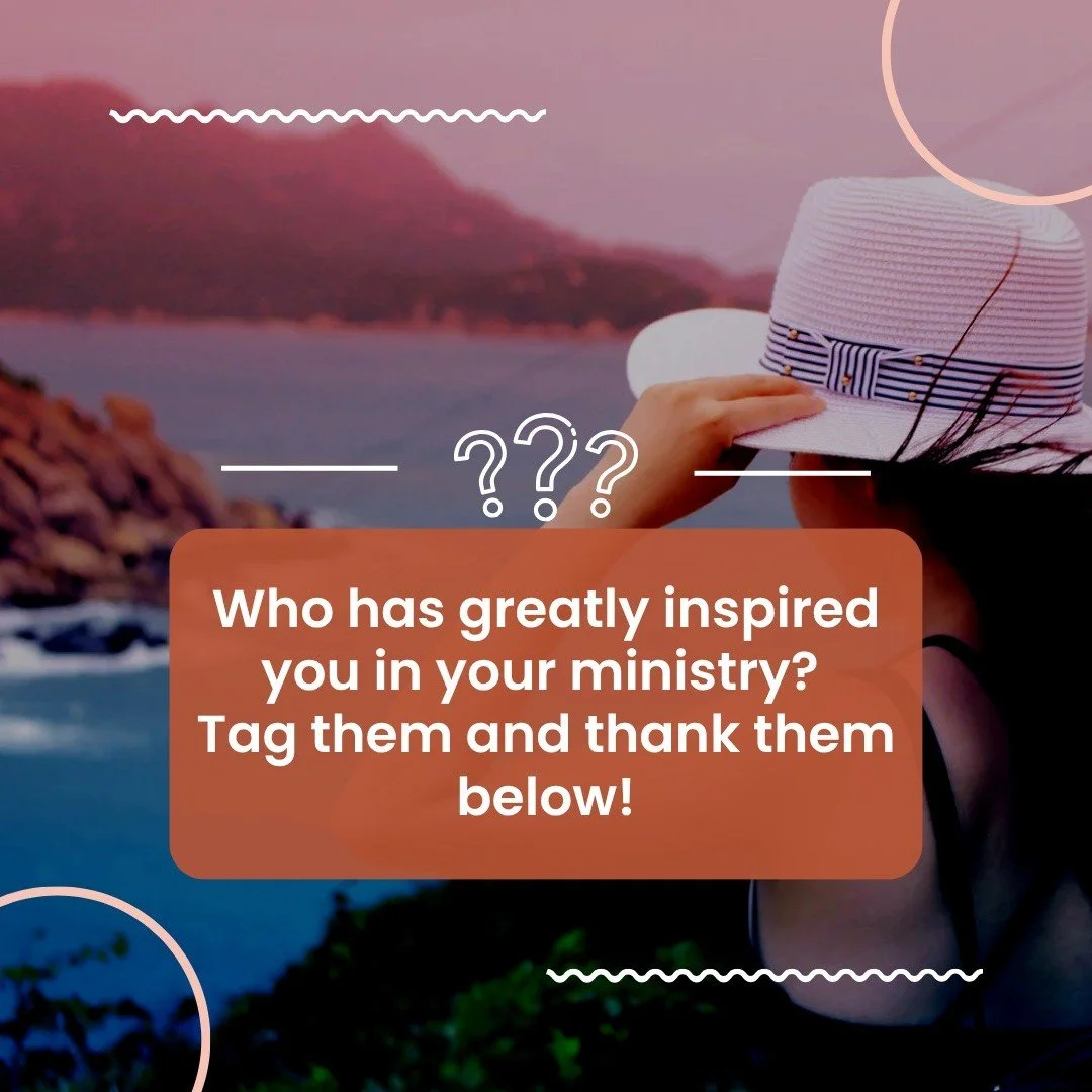Who greatly inspired you and/or continues to inspire your ministry today? 
.
 #bibletalk #sundayworship #beencouraged #faithquotes #biblestudymoments #praywithoutceasing #donotfear #dailybibleverse #biblescripture #bethelseminary #entreni&ntilde;osma