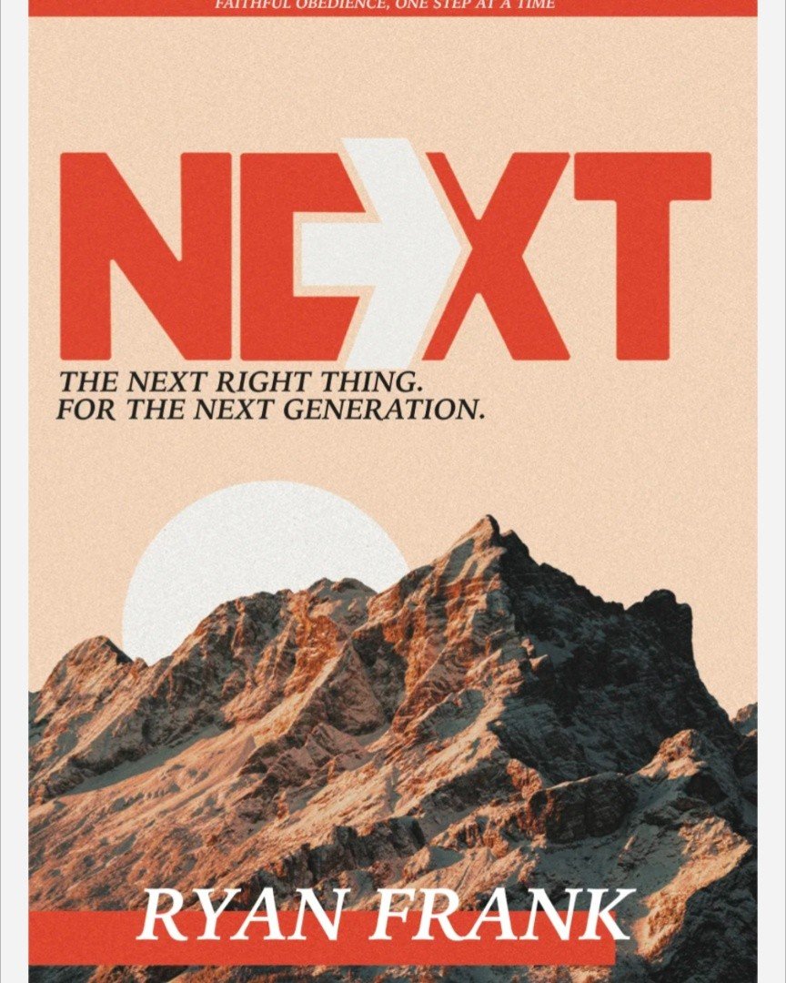 Great New Book Alert! Ryan Frank's newest book, published through Kidzmatter Publishing, is "Next: the next right thing for the next generation."
.
Here's the description:
.
"Ministry rarely hands you the whole roadmap. More often, it 