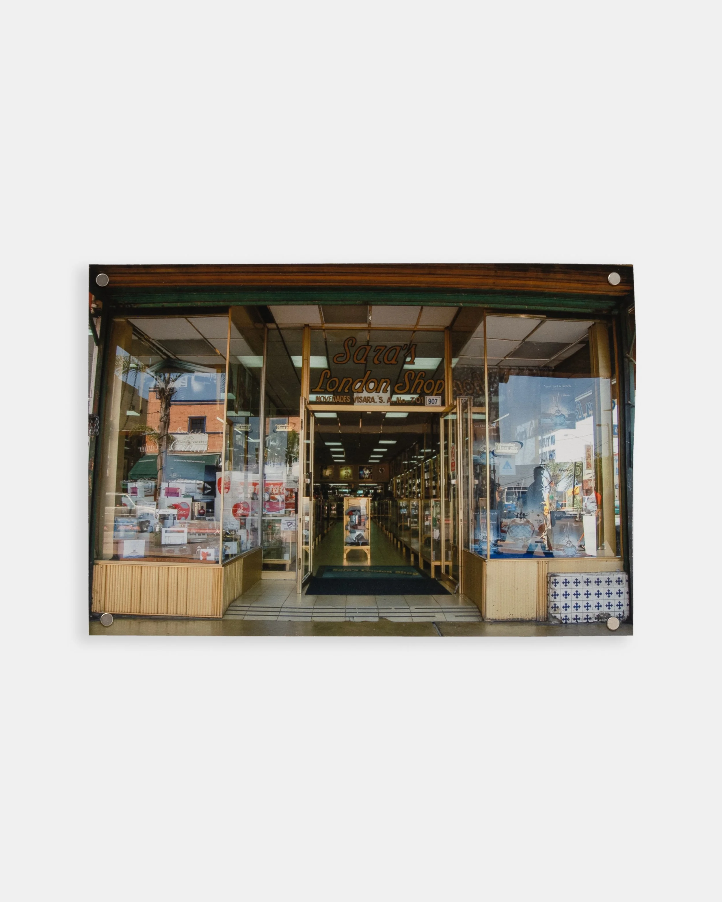 Ana Andrade
 Portrait of a closed curious store at the San Ysidro Port of Entry / Retrato de tienda curiousa cerrada en el Puerto de Entrada a San Ysidro , 2020
Giclée print on Hahnemühle bamboo paper
9 ½ x 9 ½ inches
