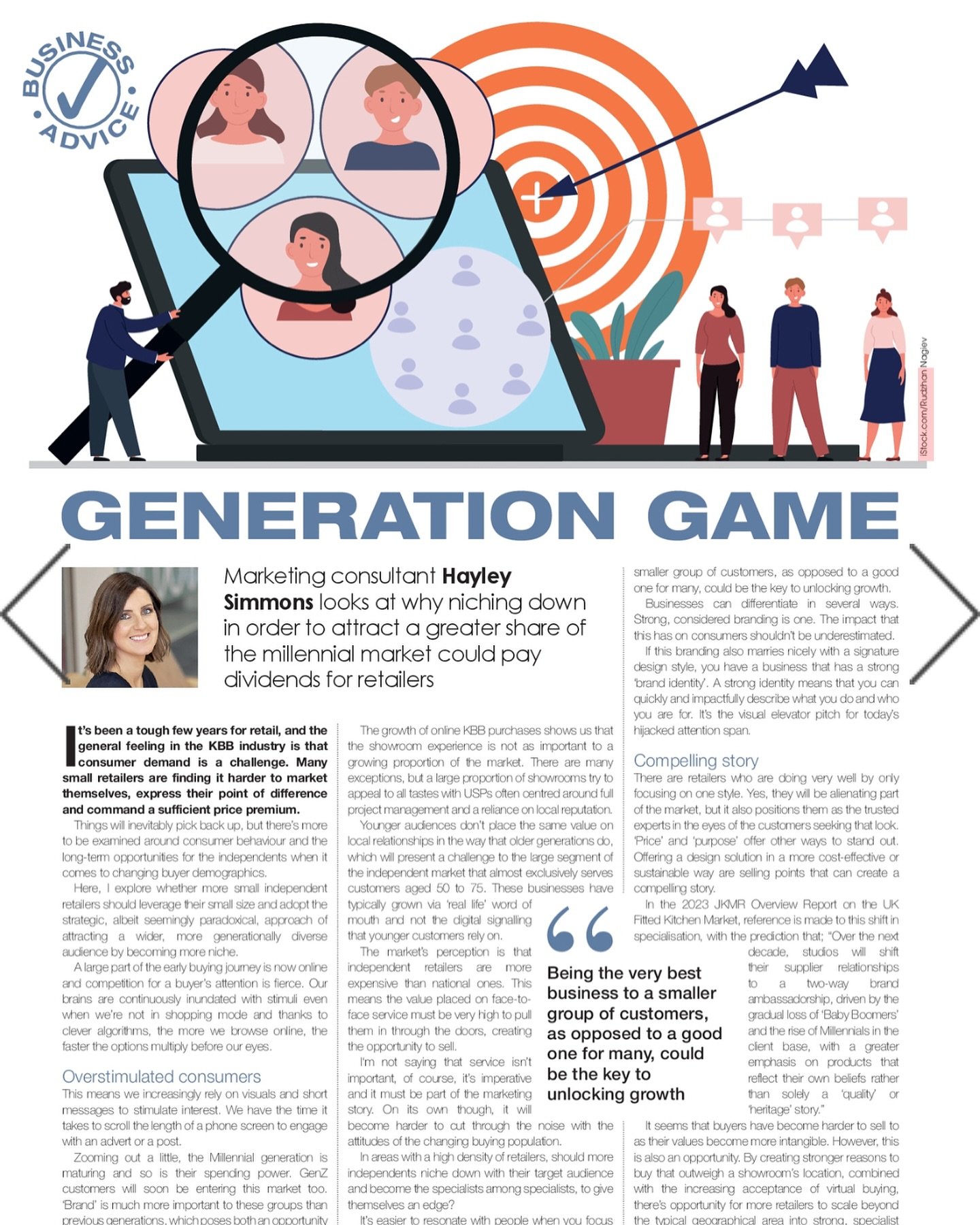 My latest piece is out now in May&rsquo;s edition of @kbbreview . 

Here are my musings on changing buyer behaviour and the challenges and opportunities arising from purchase power shifting to more digitally native audiences. 

I also explore the imp