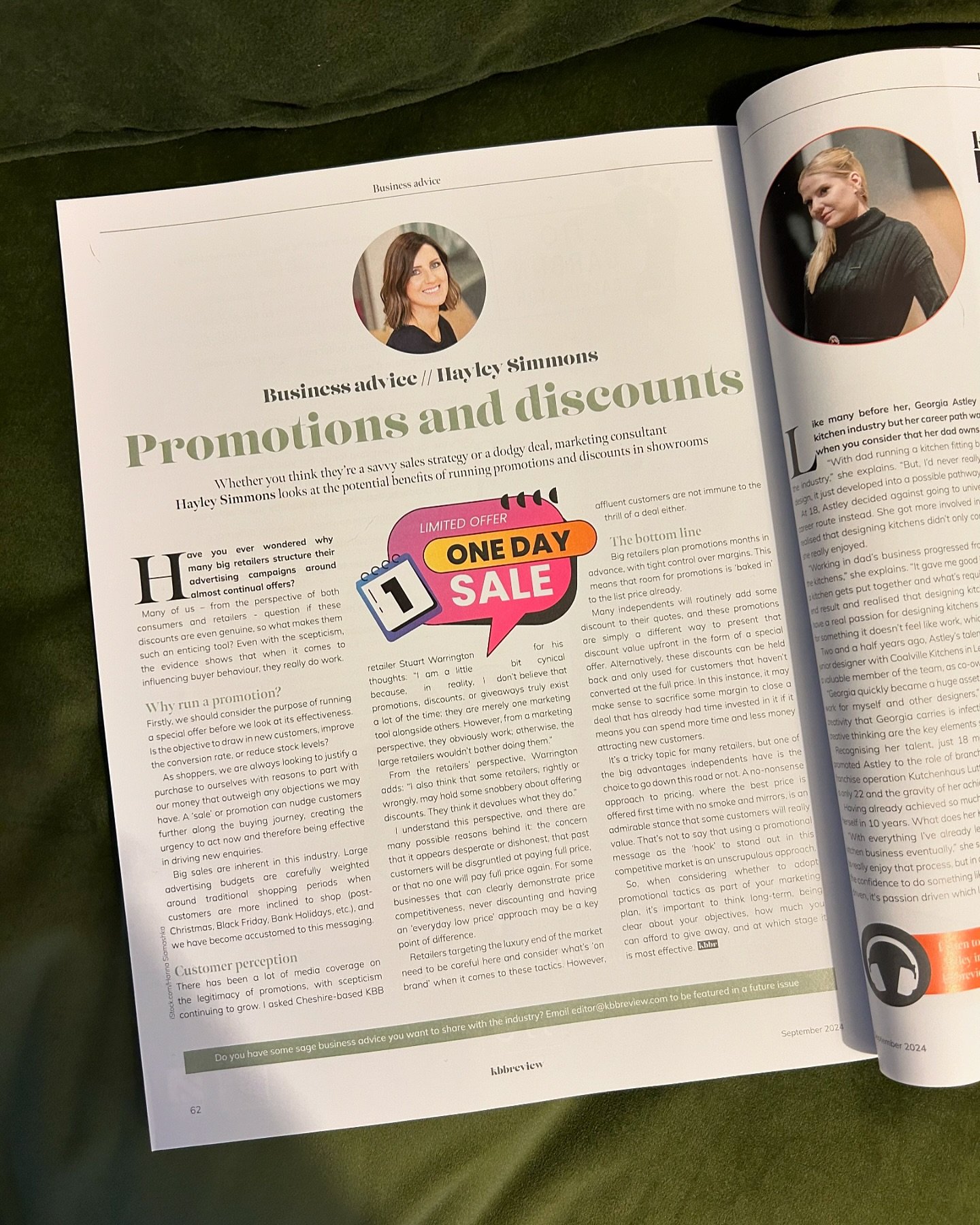 In my piece for the September @kbbreview , I explore the topic of promotions and discounts&mdash;a subject that often divides retailers. My thoughts on this are nuanced 🤔 

Small retailers with strong brands may not need to use promotions - it may b