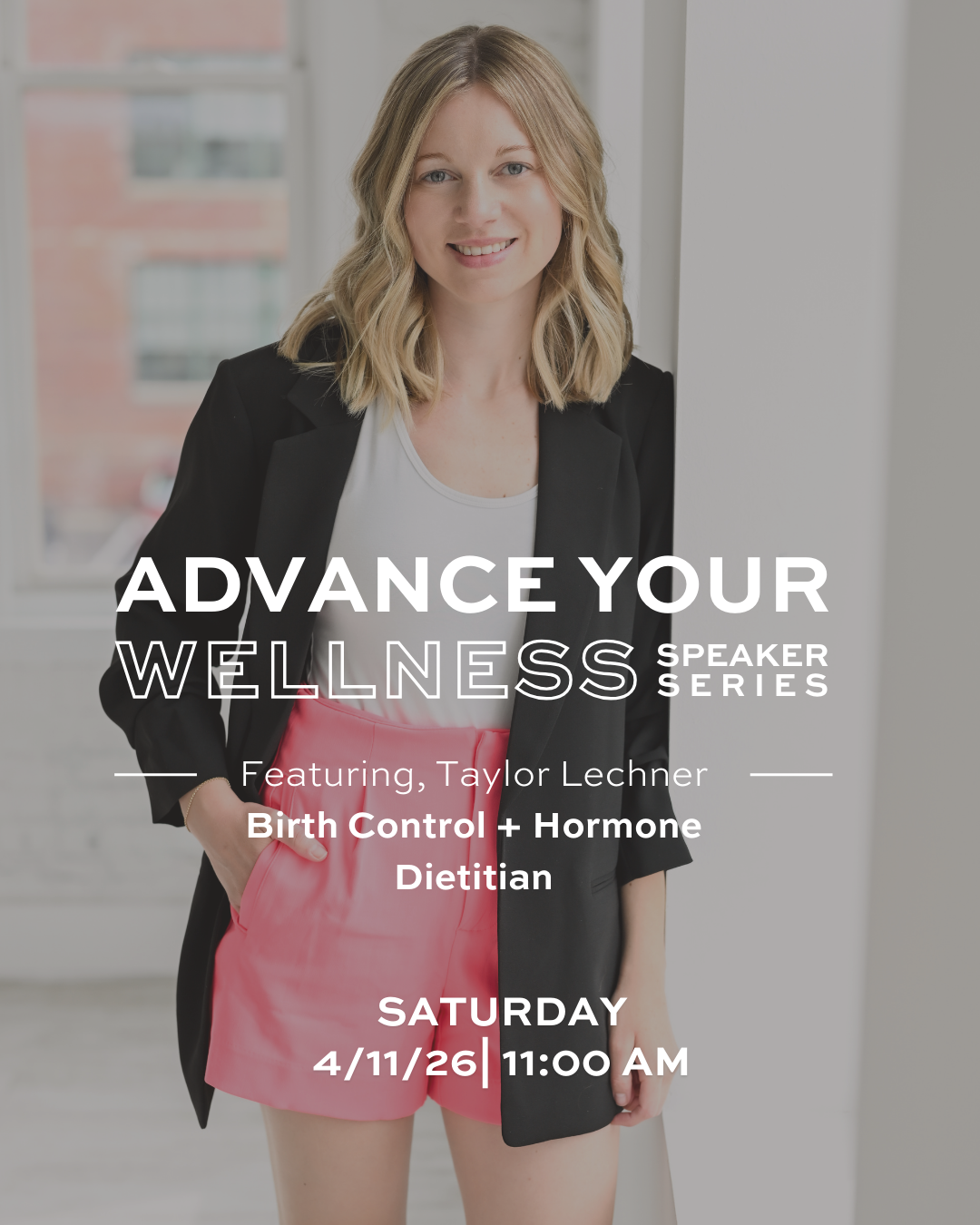 Advance Your Wellness Speaker Series: Taylor Lechner, R.D. | $25 