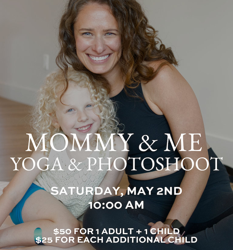Mommy &amp; Me Yoga and Mini Photoshoot | $50 