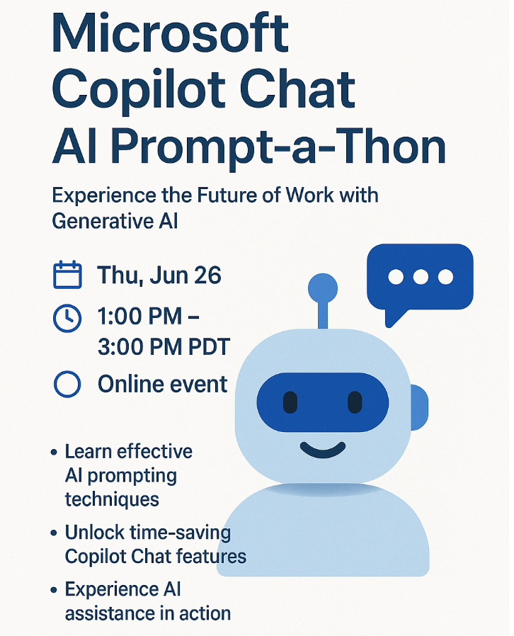 Microsoft Copilot Chat AI Prompt-a-Thon