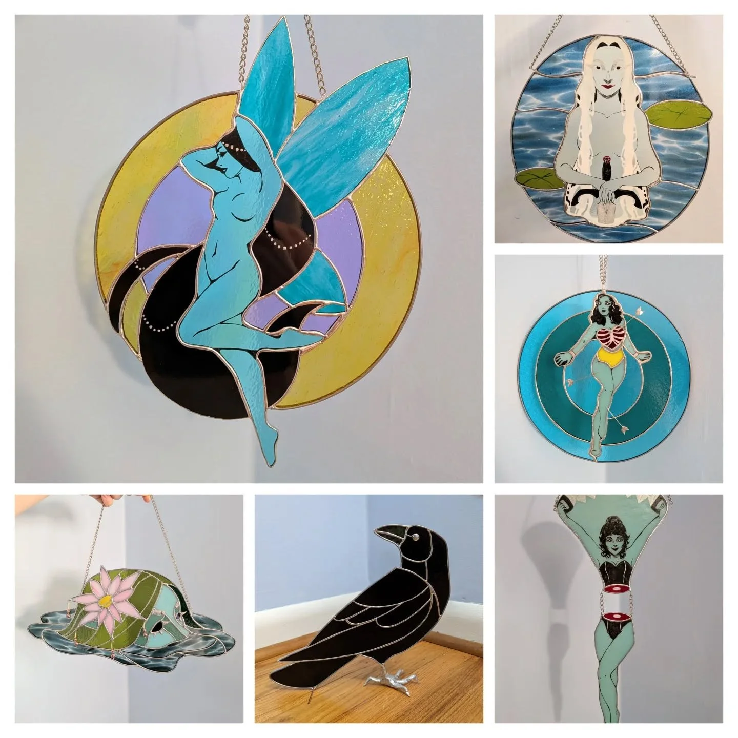 2025 Glass 😘 I'm so proud of the work I accomplished this year 💪🏻

#stainedglass #stainedglassartist #spookybutcute