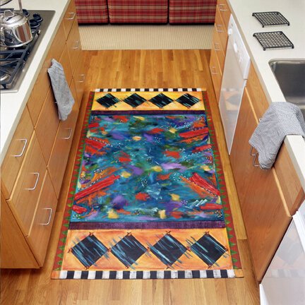Floor Mats Fluffy Kitchen, Home Kitchen Floor Mats