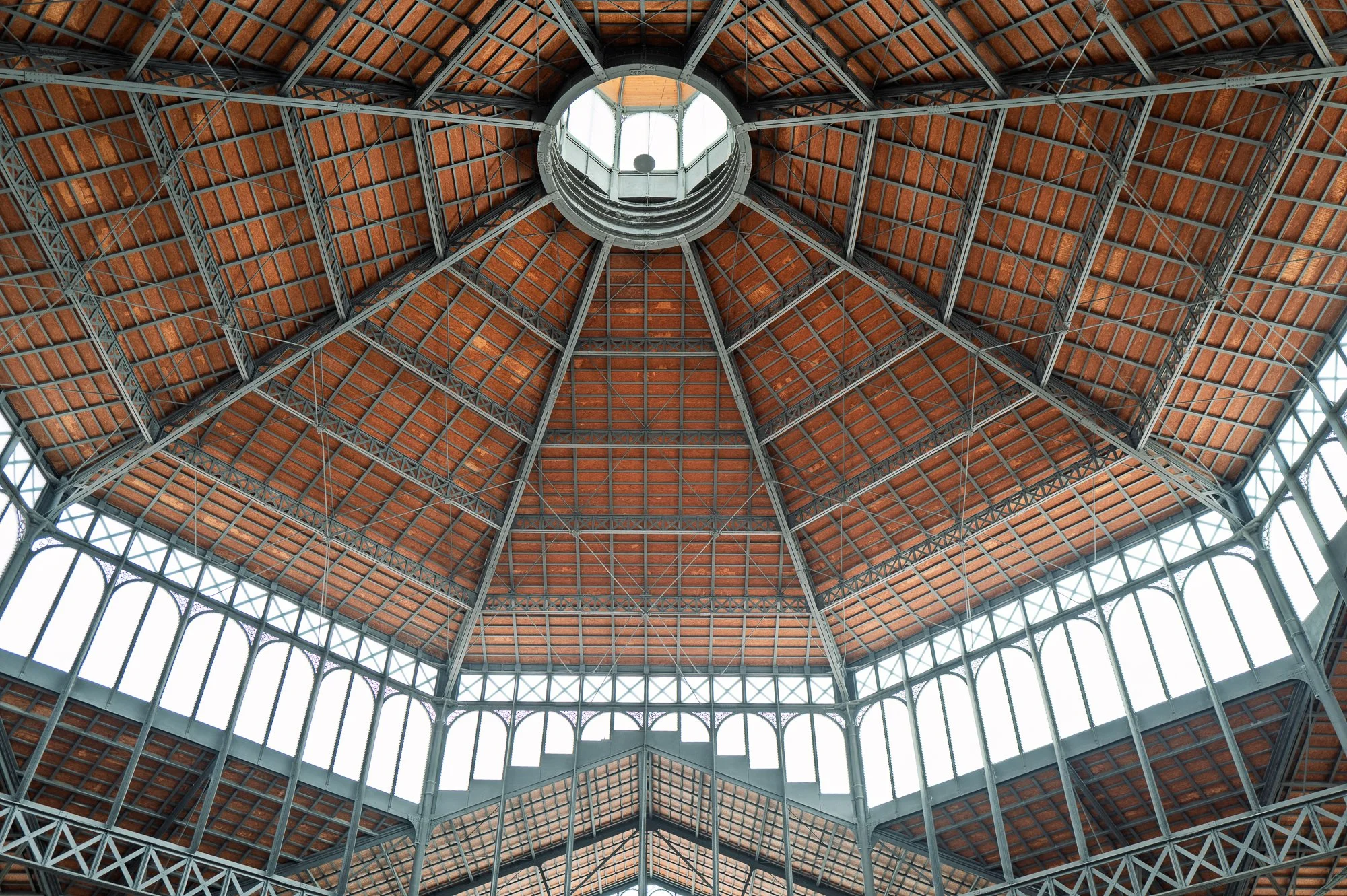 Mercat del Born Ruins and Its Iron Roof