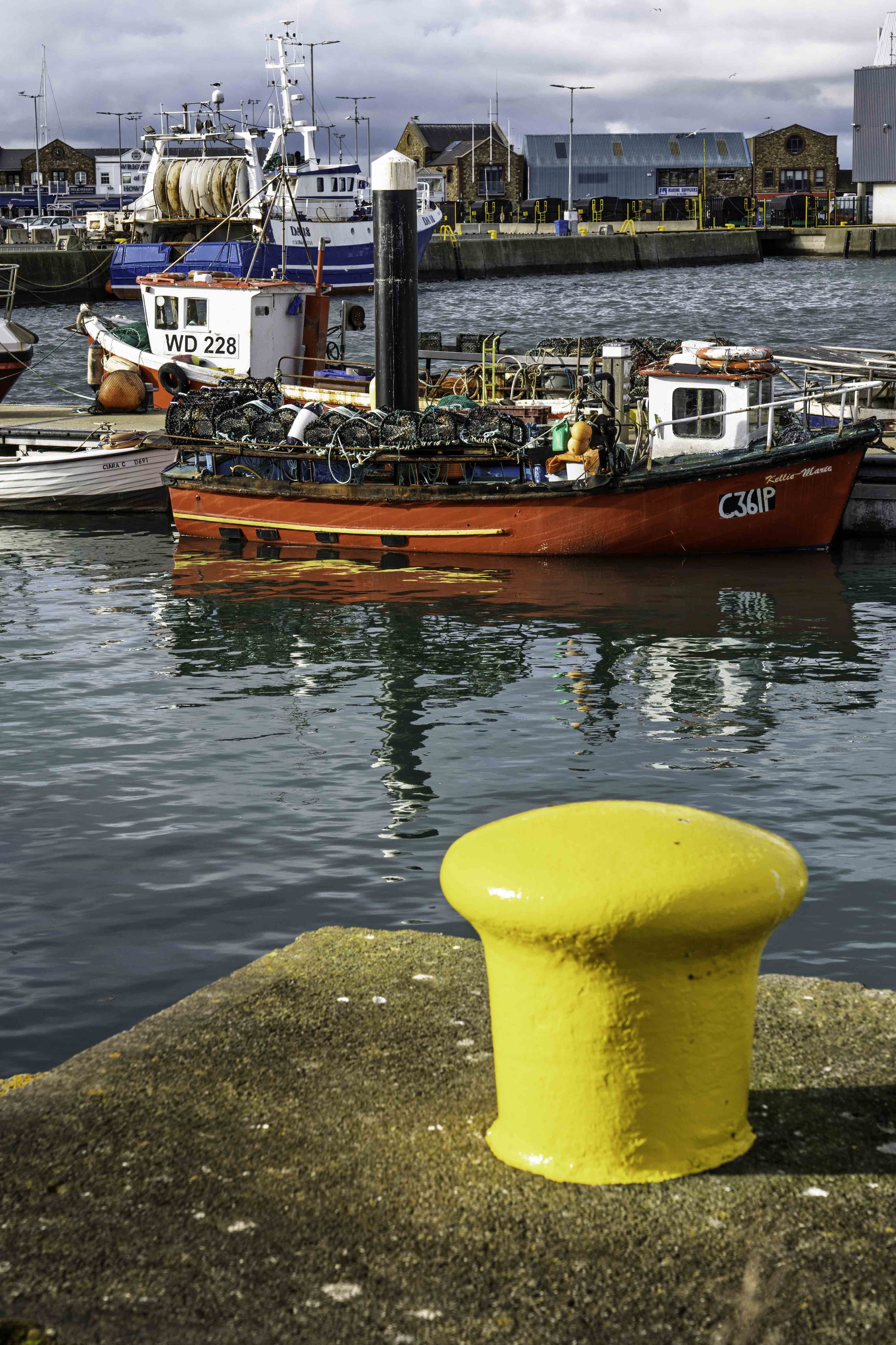 View of boats in Howth Harbour, Ireland – bCLPhoto