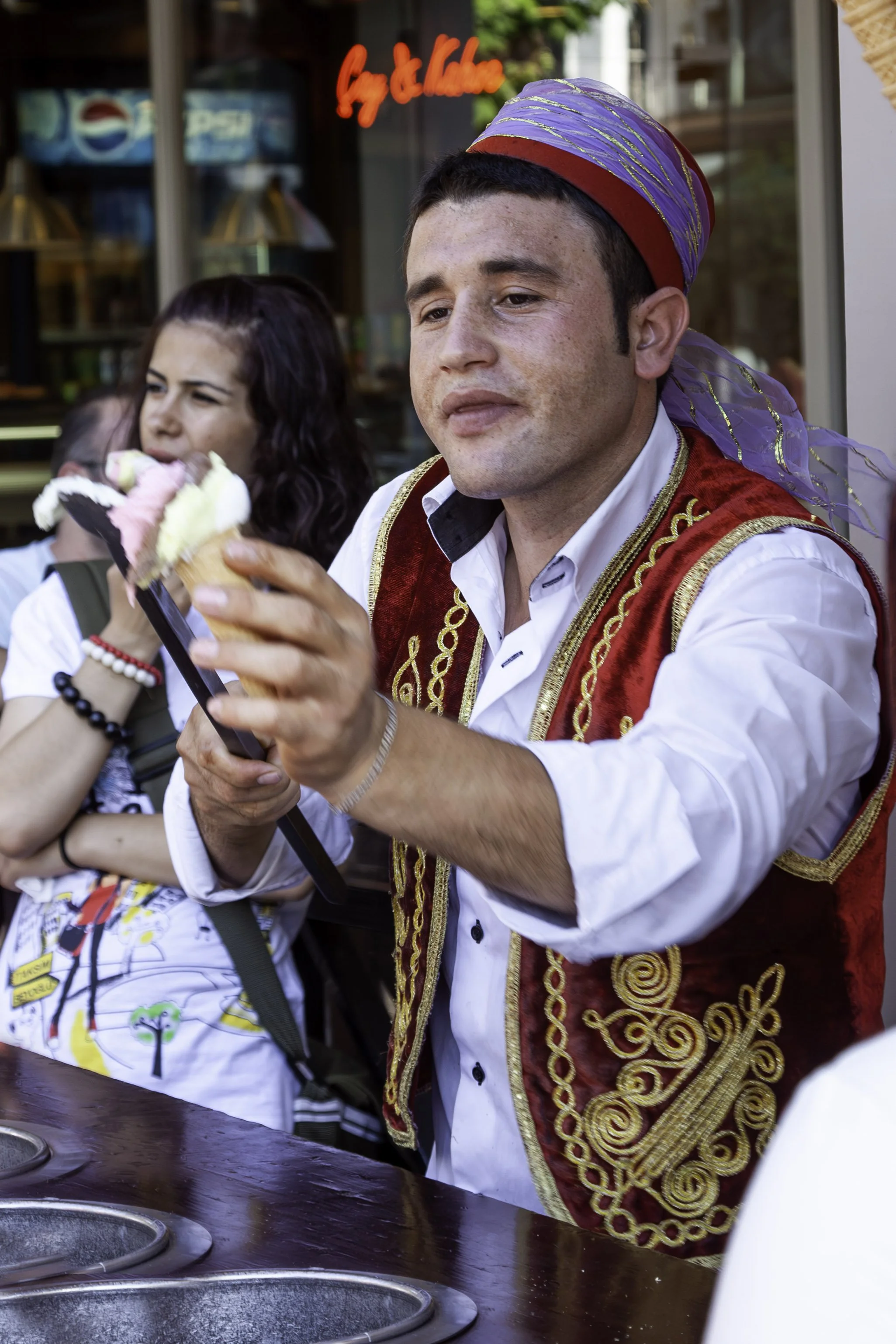 Istanbul - ice cream vendor