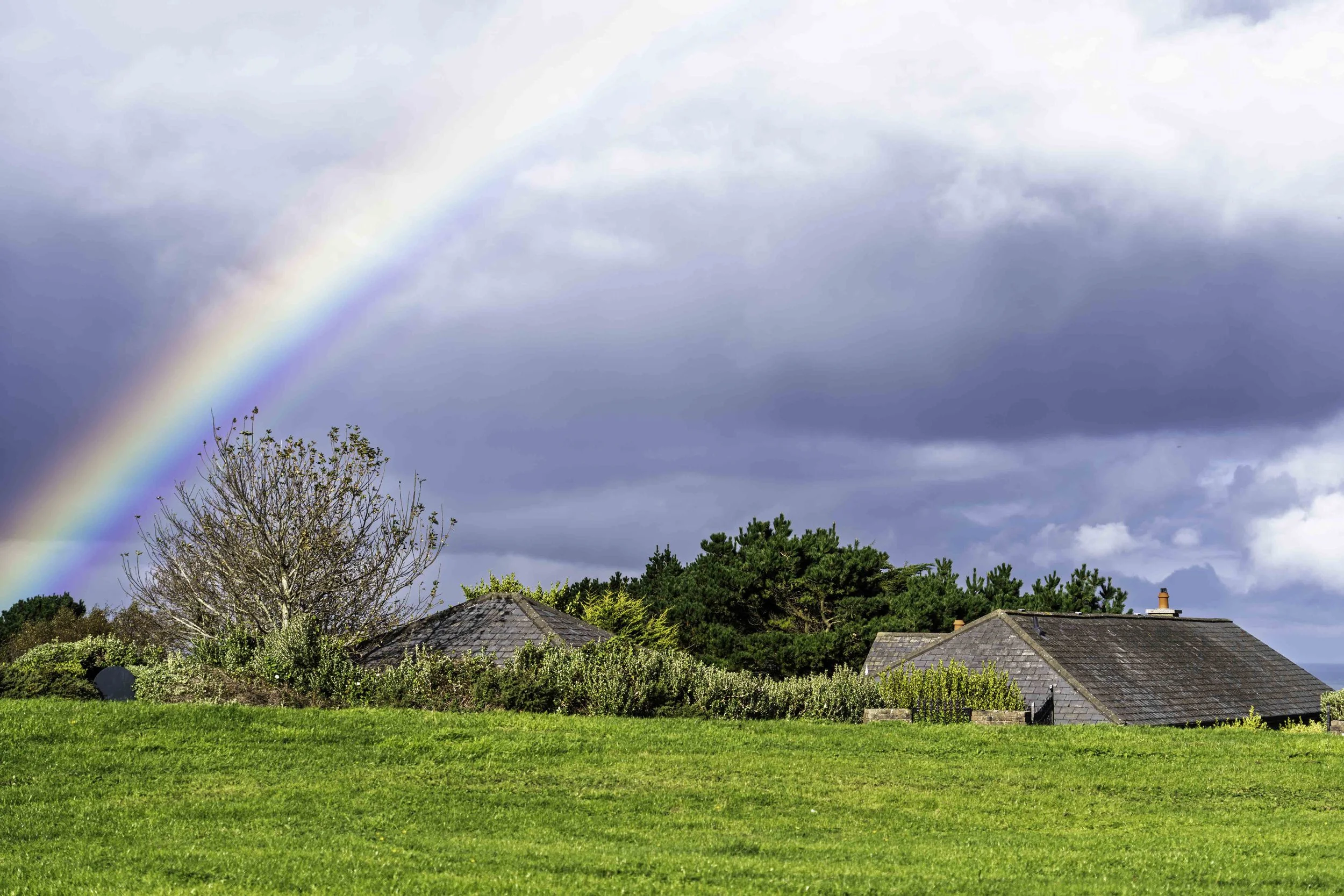 Rainbow over the hills of Howth, Ireland – bCLPhoto