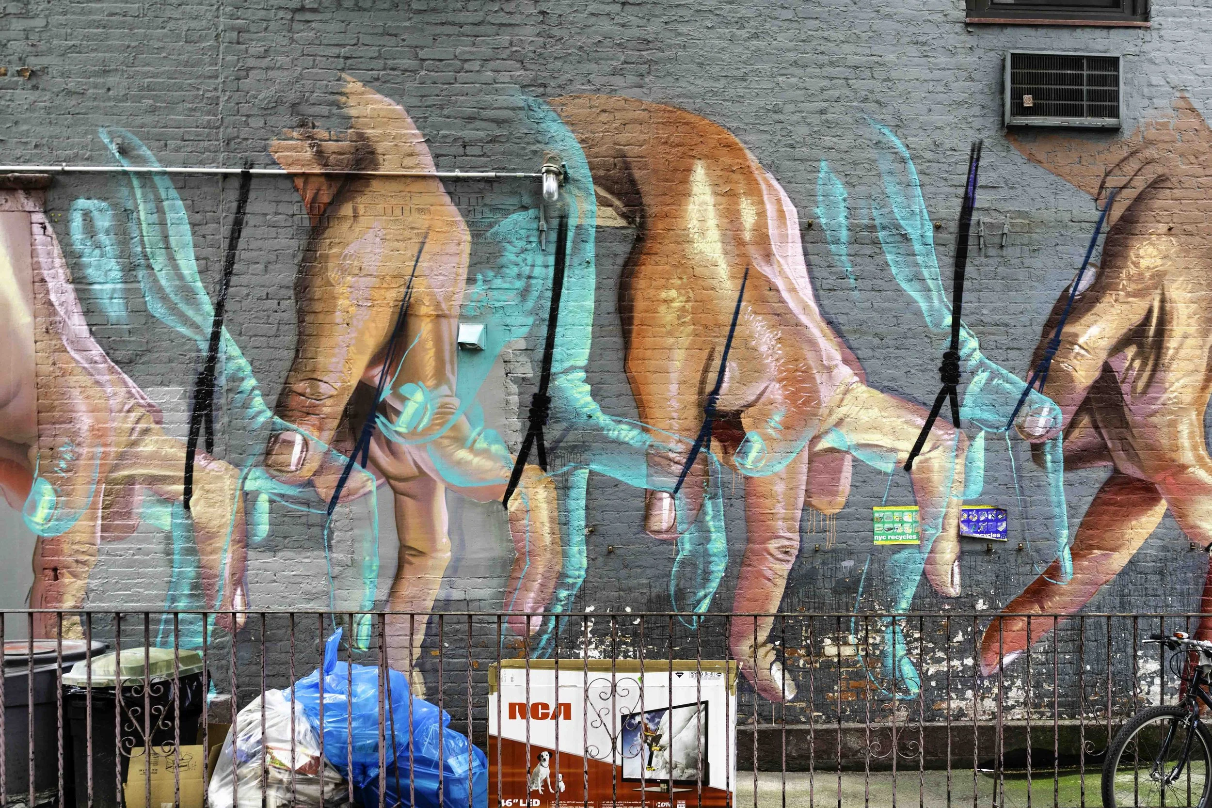 Mural at West 21st Street and 8th Avenue, Street photography in New York  – bCLPhoto