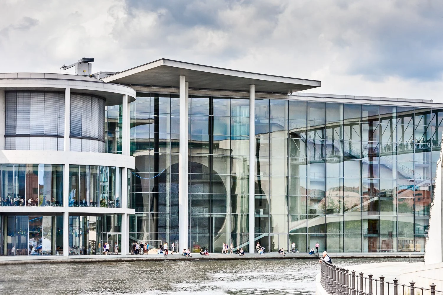 Reflections on the Reichstag building in Berlin - street photography – bCLPhoto